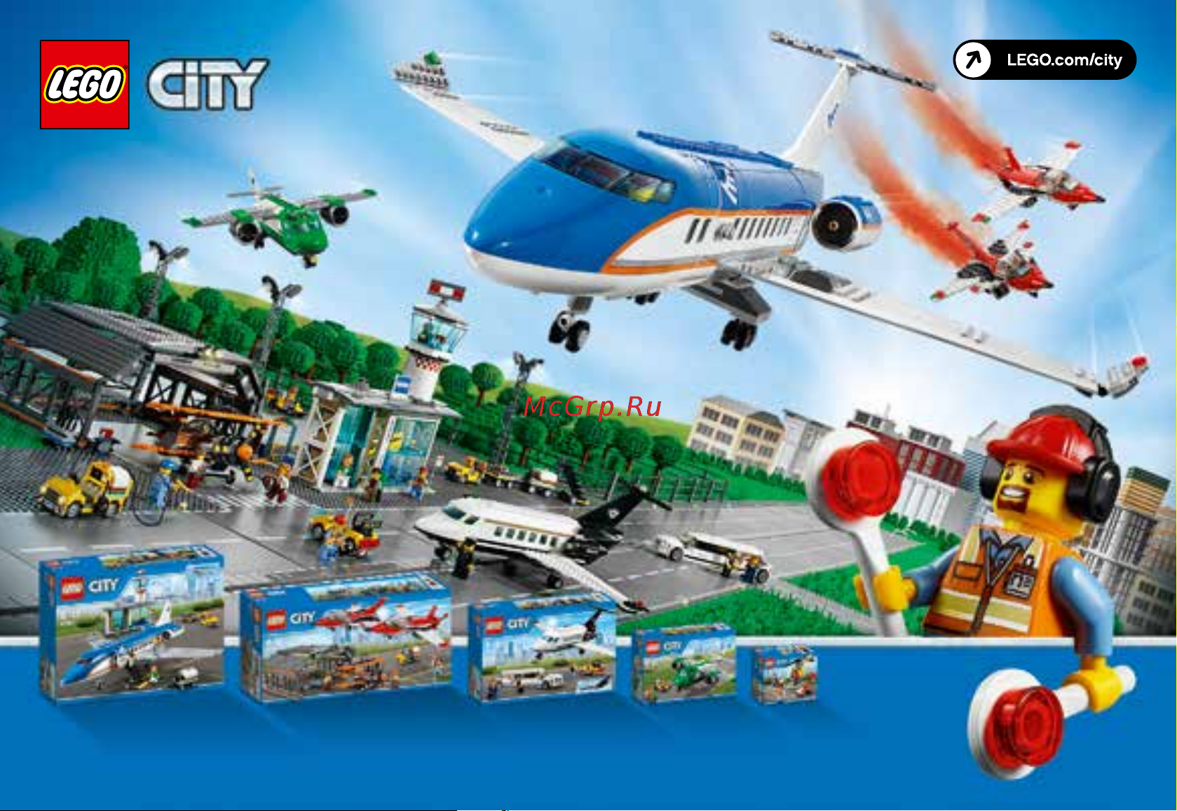Lego City 60101 Airport Cargo Plane (Грузовой самолёт) Руководство по эксплуатации онлайн [21/76] 771663
