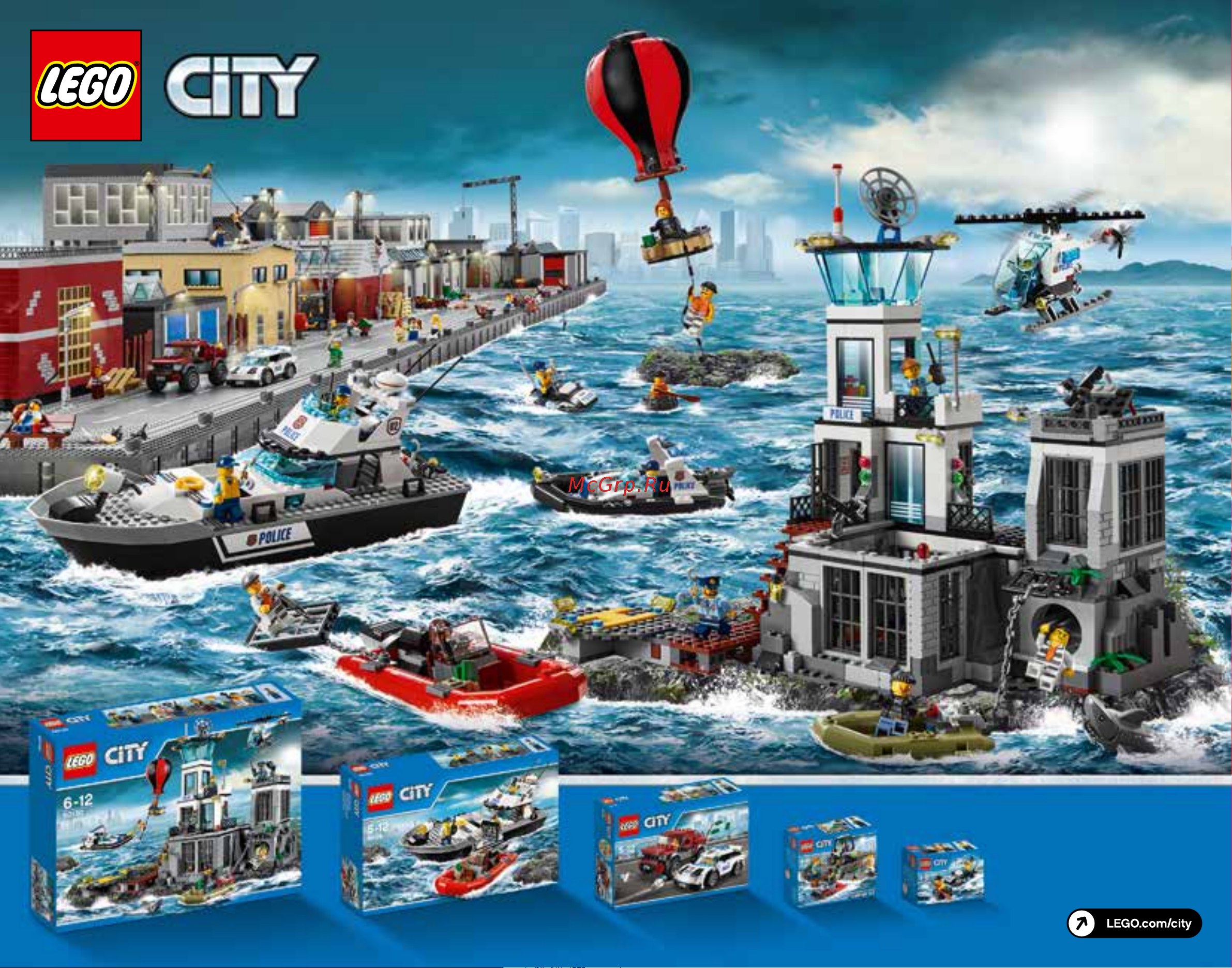 Lego City 60101 Airport Cargo Plane (Грузовой самолёт) Руководство по эксплуатации онлайн [76/76] 771663