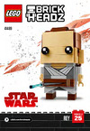 Lego BrickHeadz 41489 Rey & Kylo Ren (Рей и Кайло Рен) Руководство по эксплуатации