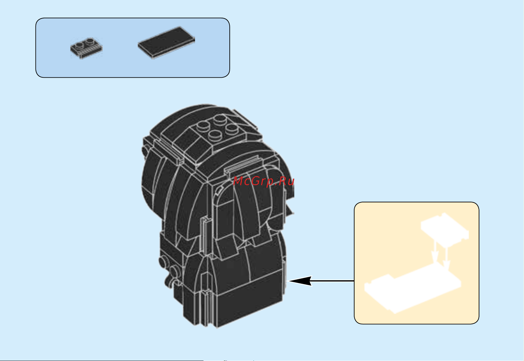 Lego BrickHeadz 41489 Rey & Kylo Ren (Рей и Кайло Рен) Руководство по эксплуатации онлайн [73/76] 771683