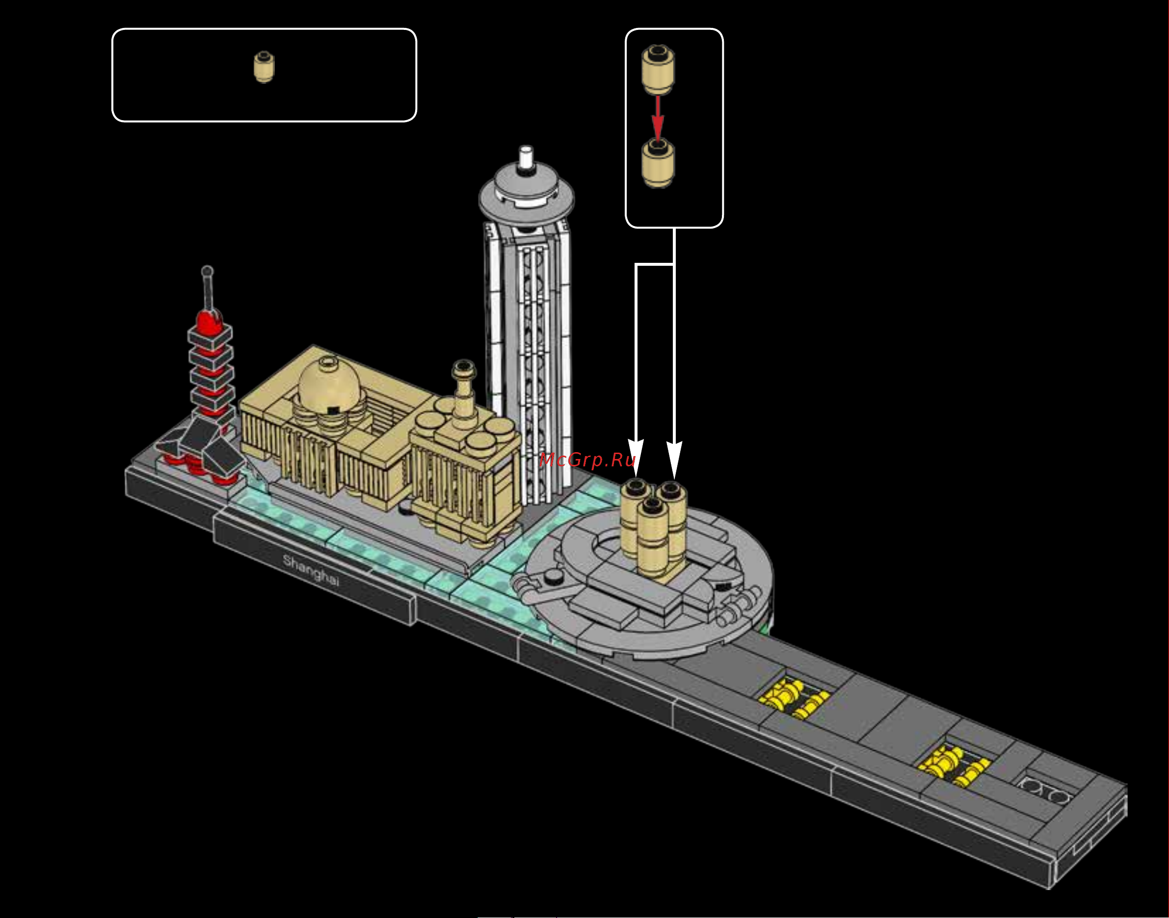 Lego Architecture 21039 Shanghai (Шанхай) Руководство по эксплуатации онлайн [77/160] 771688