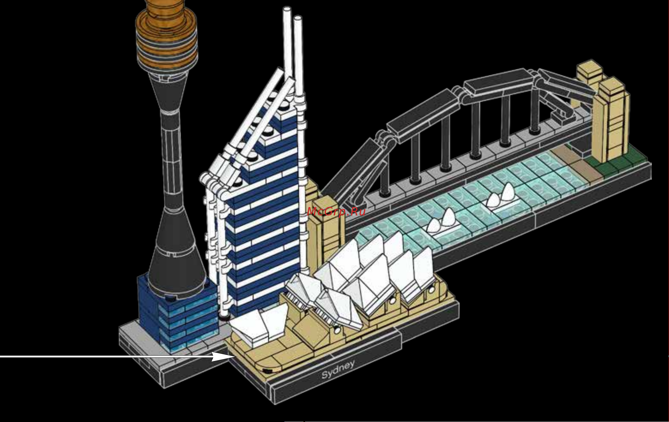 Lego Architecture 21032 Sydney (Сидней) Руководство по эксплуатации онлайн [102/112] 771694