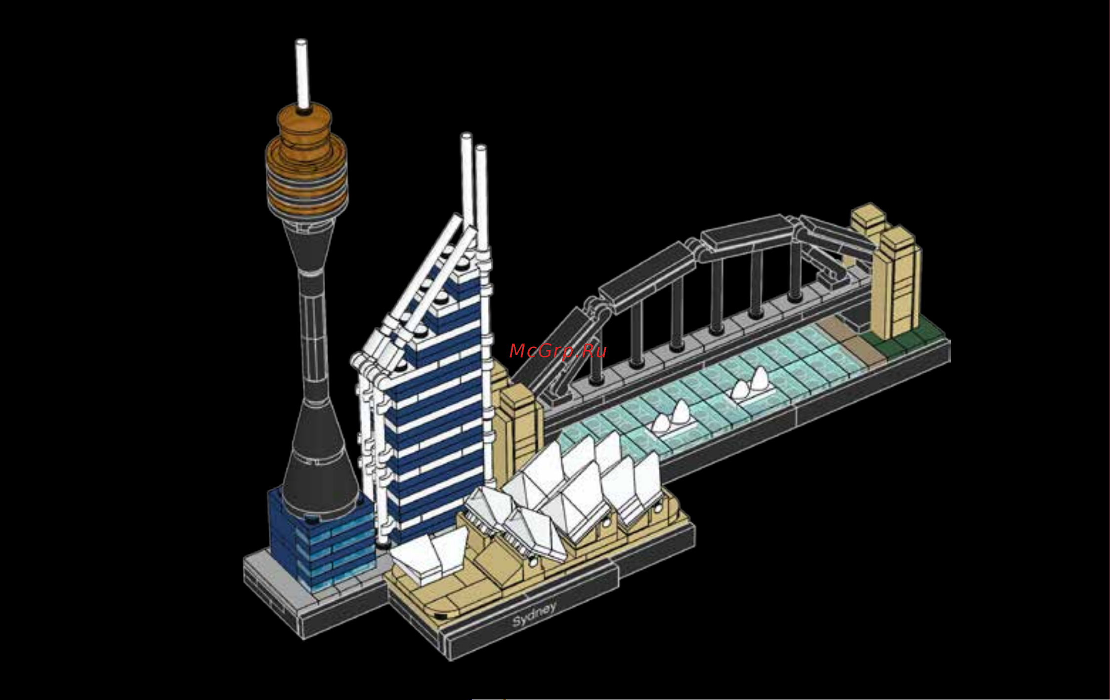 Lego Architecture 21032 Sydney (Сидней) Руководство по эксплуатации онлайн [103/112] 771694