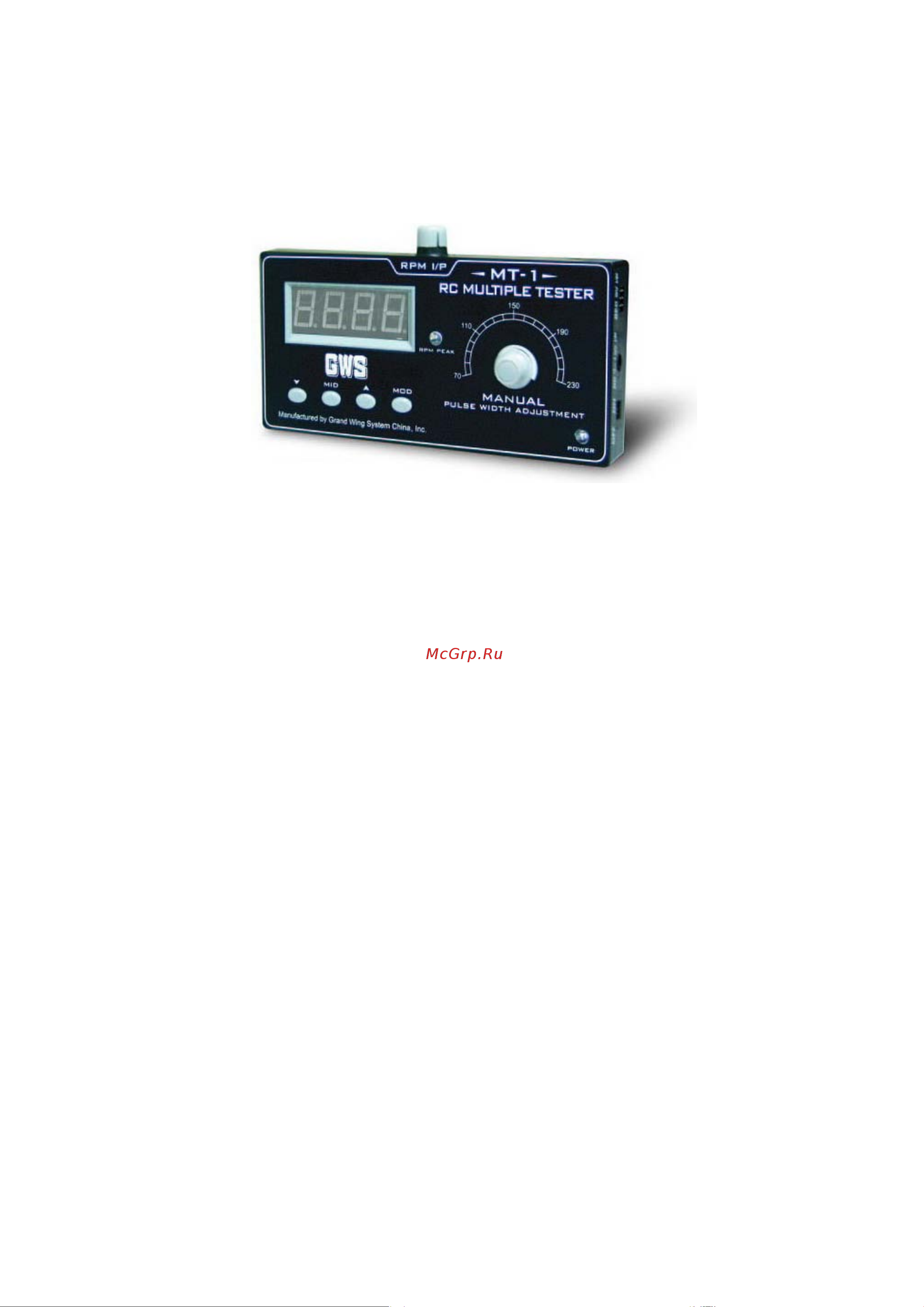 Pilotage MT-1 RC9022 Руководство по эксплуатации онлайн