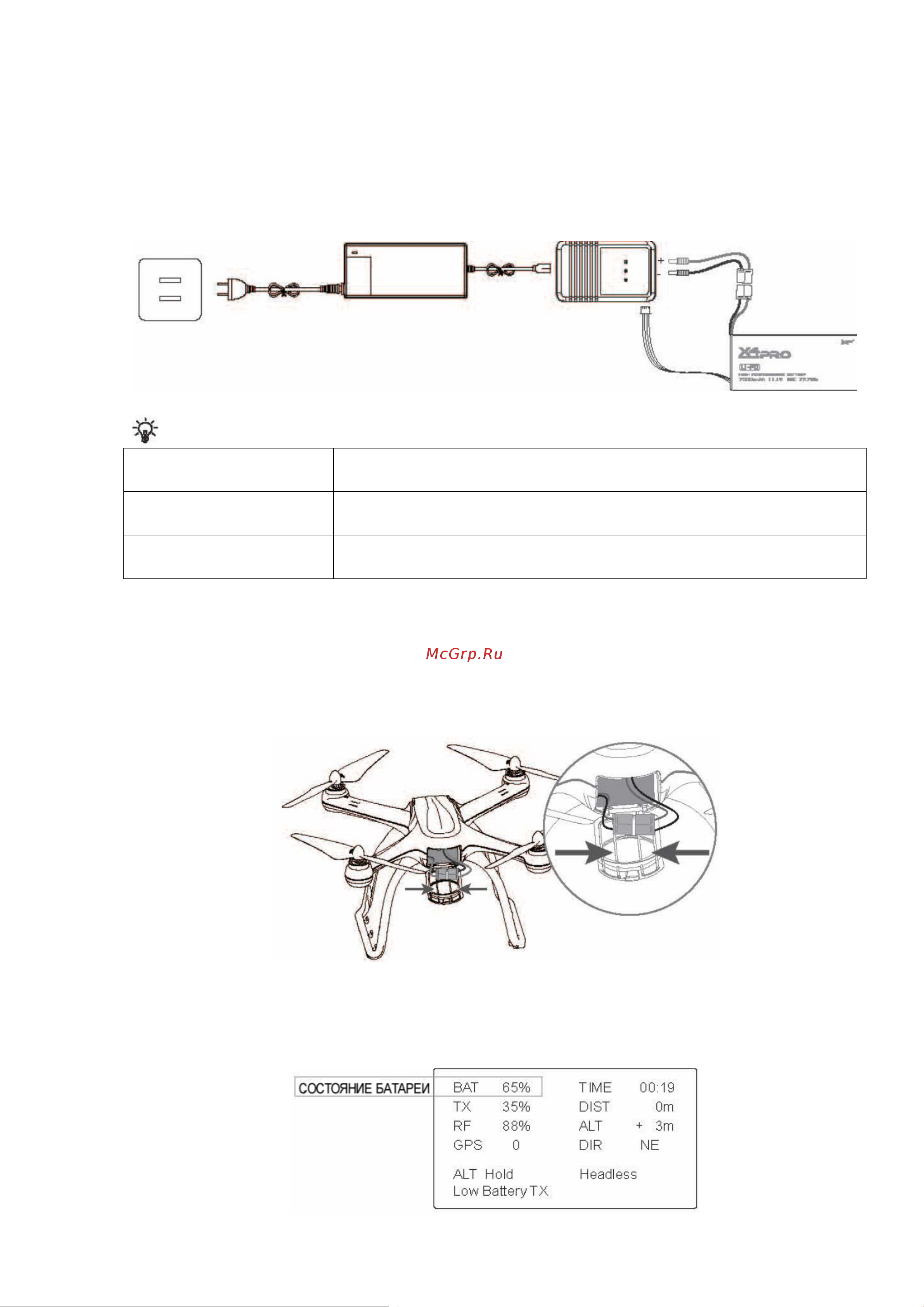 Pilotage Hubsan X4 Pro RC18327 [6/25] Включение выключение питания модели x4 pro