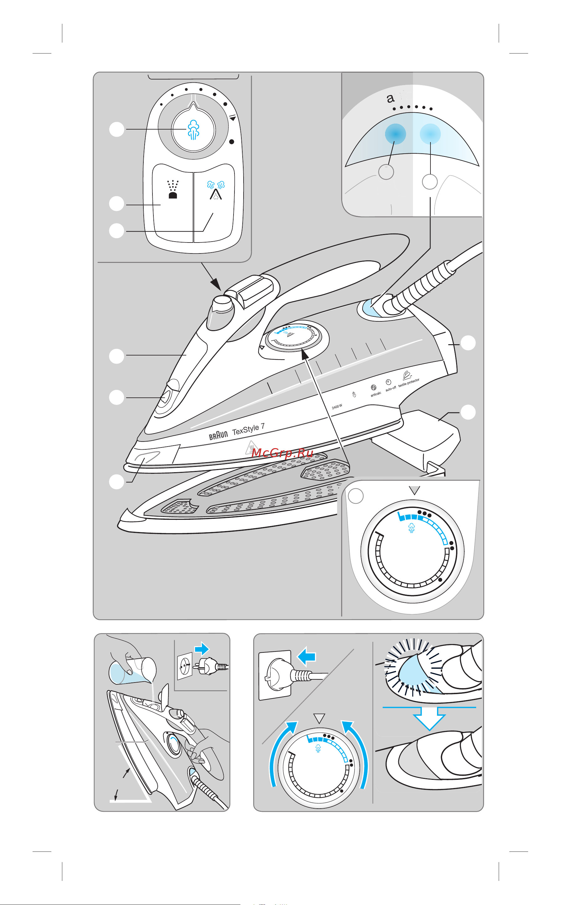 Braun TexStyle TS755E Руководство по эксплуатации онлайн [3/80] 771781