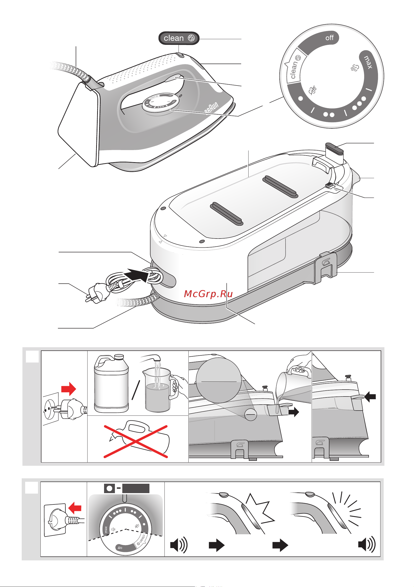 Braun IS1014VI [4/72] Flashing iron ready