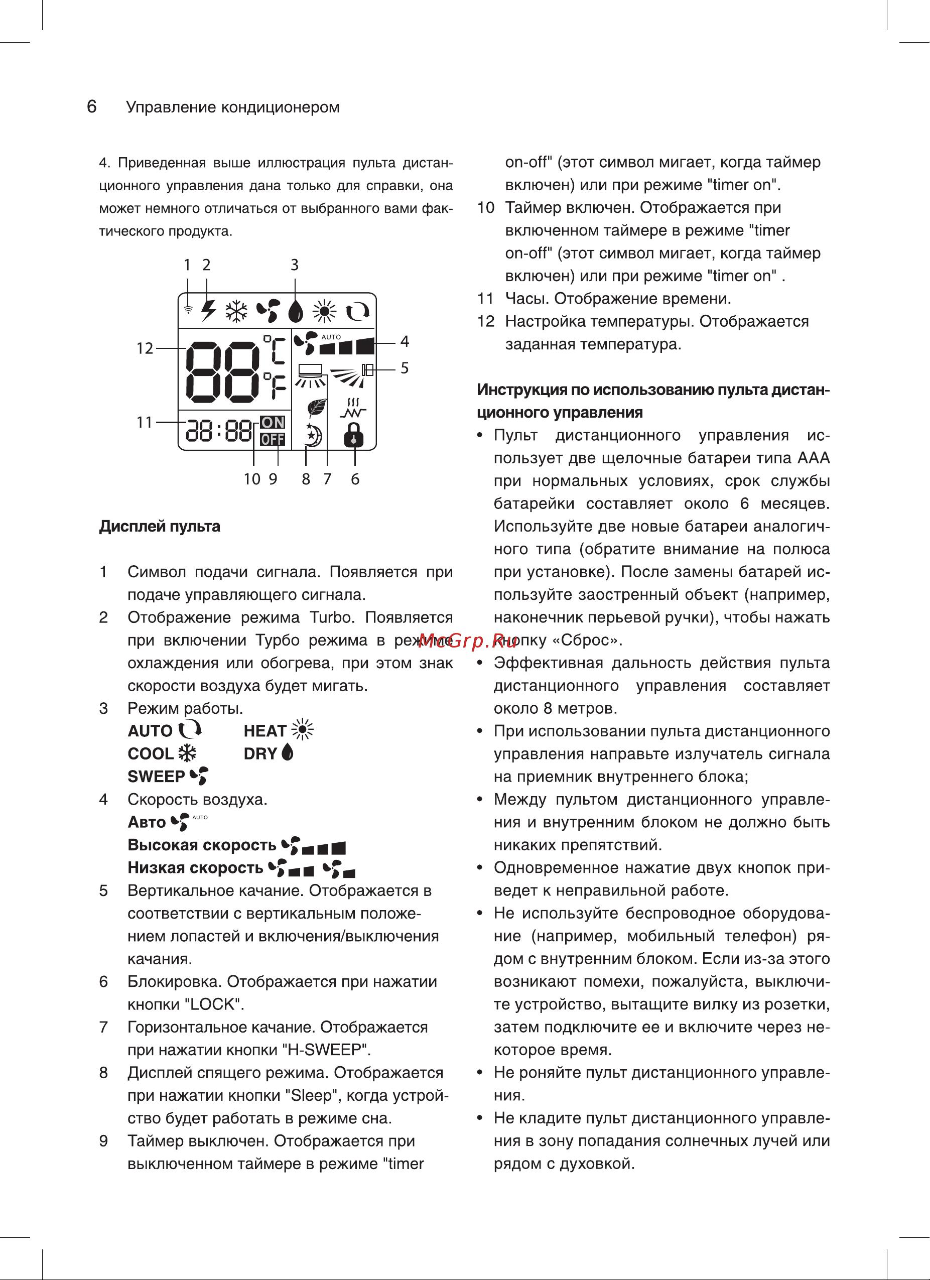 AC Electric ACEGI-07HN1 Руководство по эксплуатации онлайн [6/24] 771845