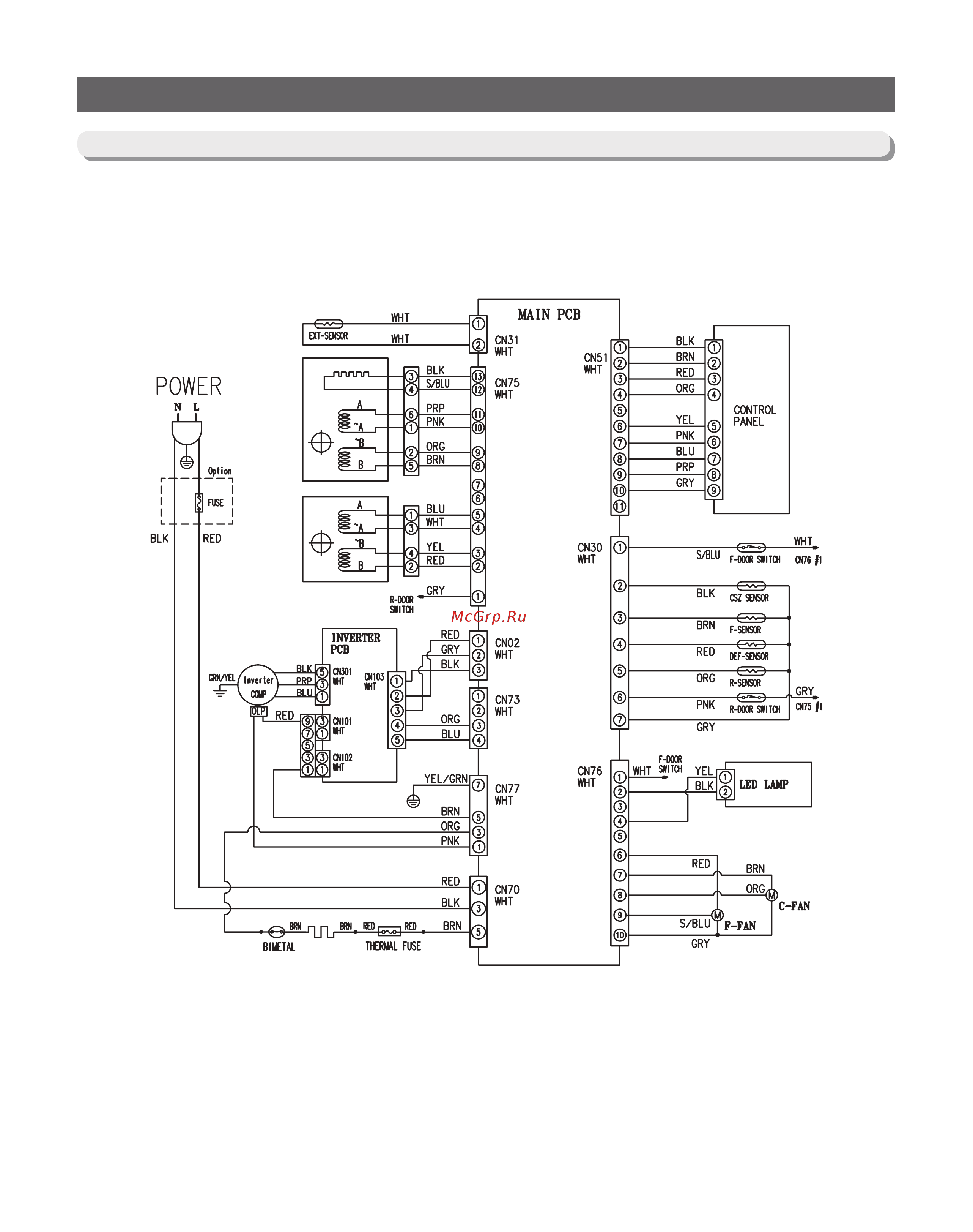 Samsung RB37A50N0SA [92/101] Wiring diagram