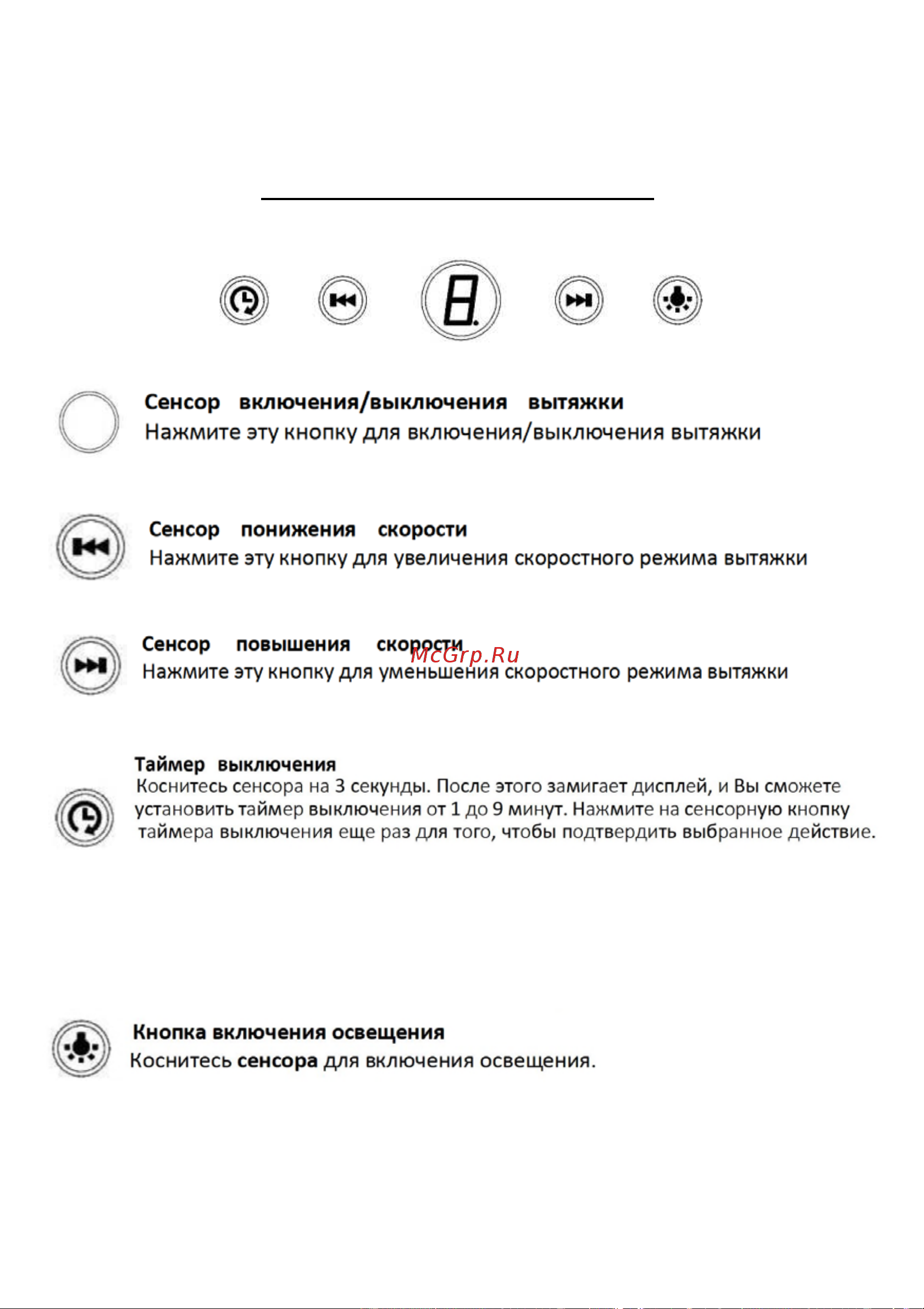 Lex S 600 IX [17/24] Модели вытяжек touch mika gs