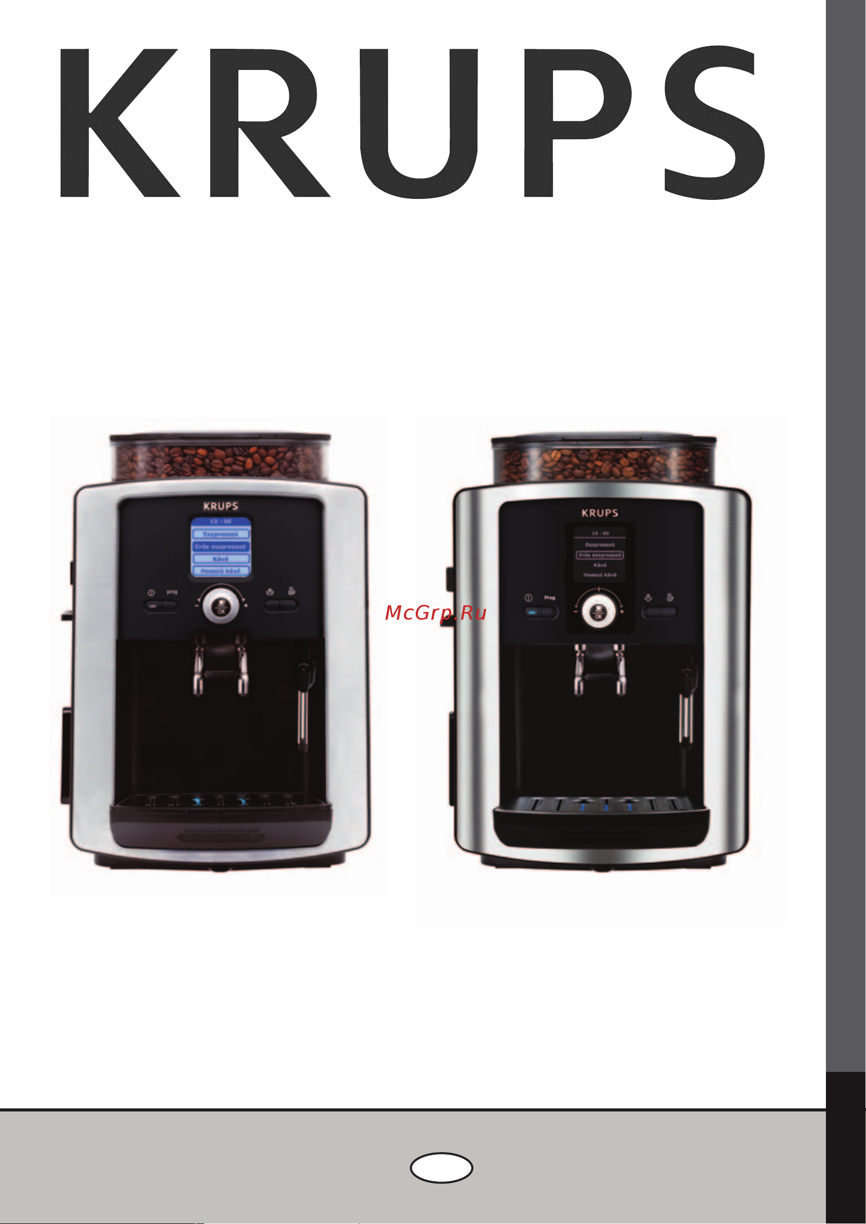 Krups EA8050PE [113/128] Espresseria automatic