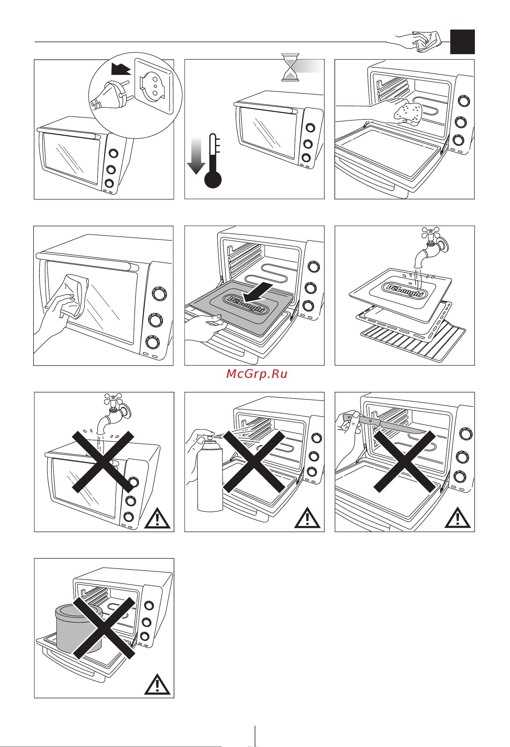 Delonghi EO2430W [16/18] Abrasive