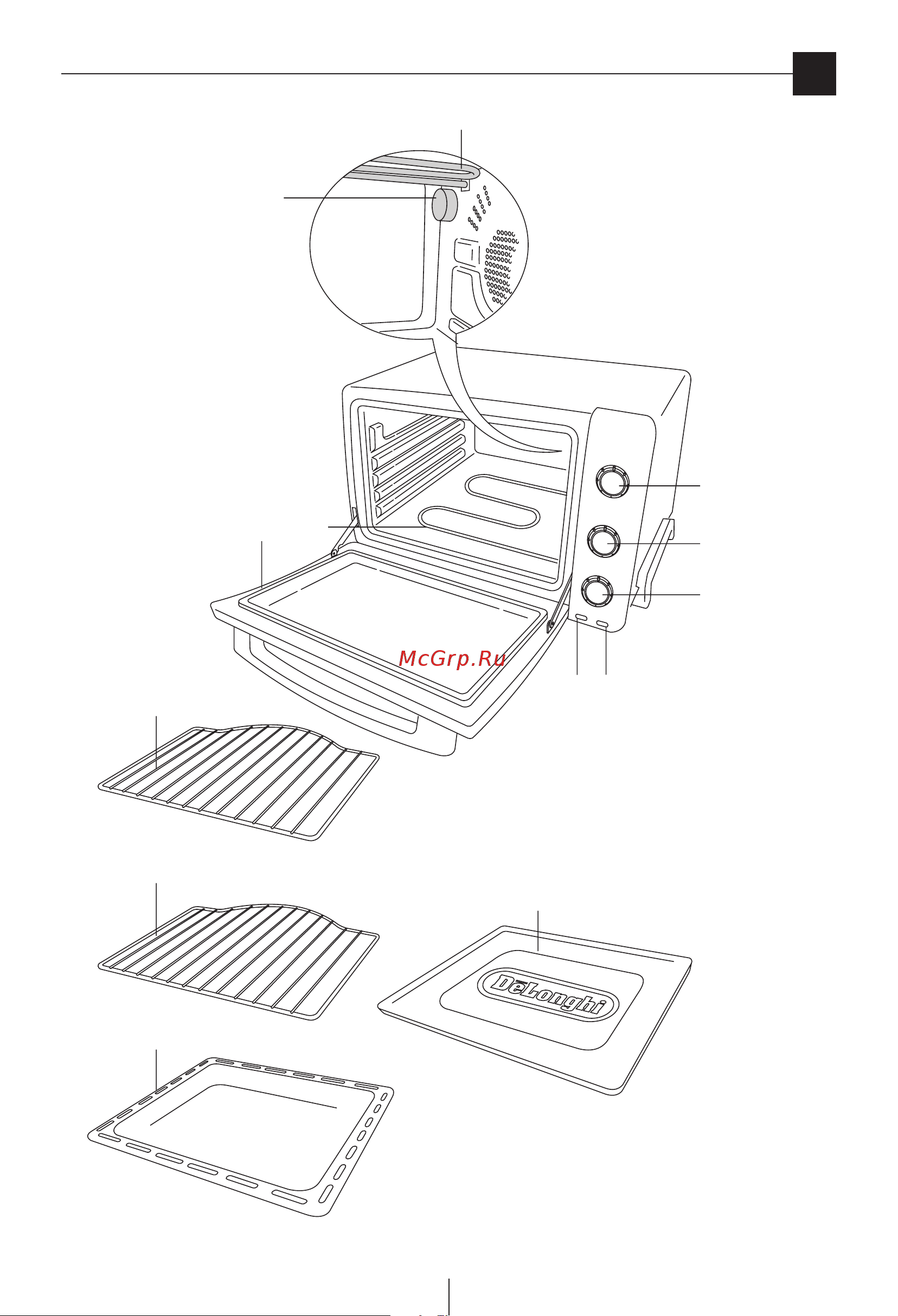 Delonghi EO2430W Руководство по эксплуатации онлайн [4/18] 772003