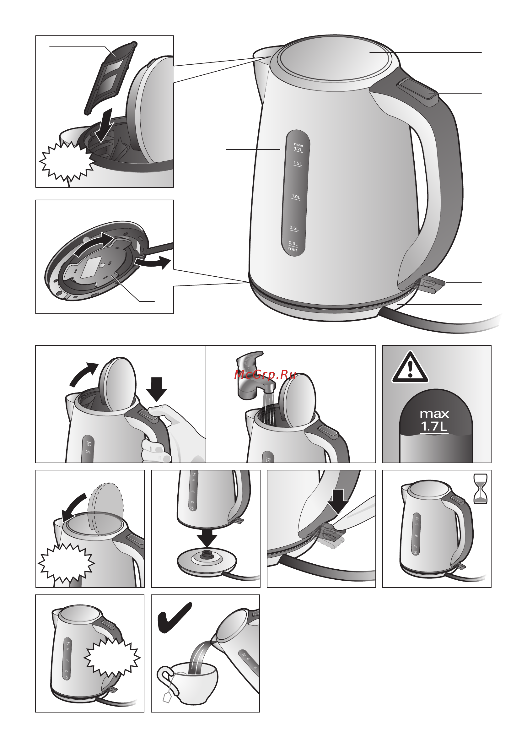 Bosch TWK7502 Руководство по эксплуатации онлайн [3/78] 772019