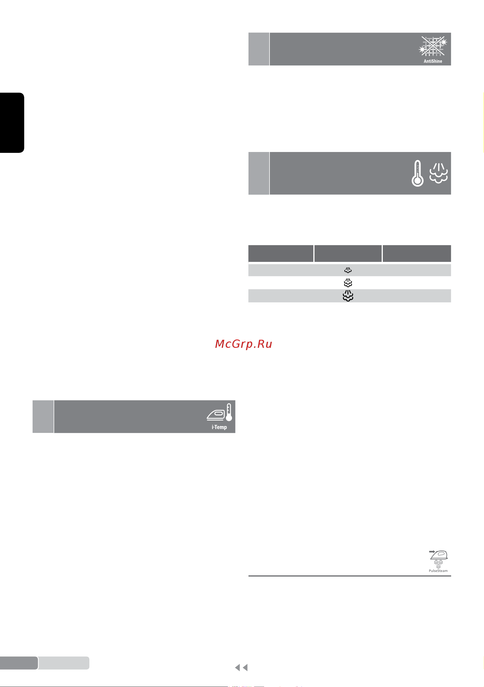Bosch TDS3715100 [16/150] Setting the temperature and steam amount