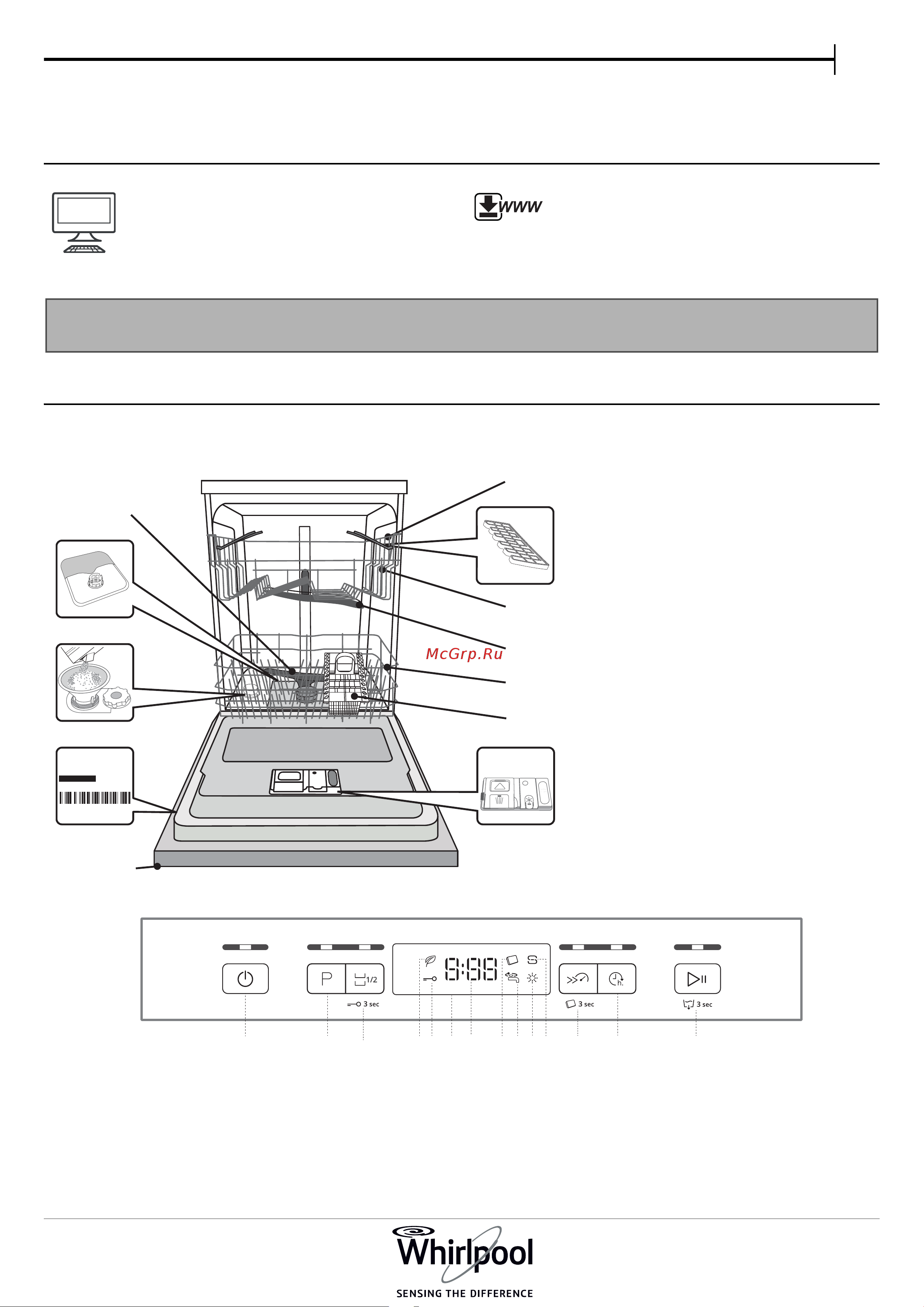 Whirlpool WFC3B+26 Руководство по эксплуатации онлайн