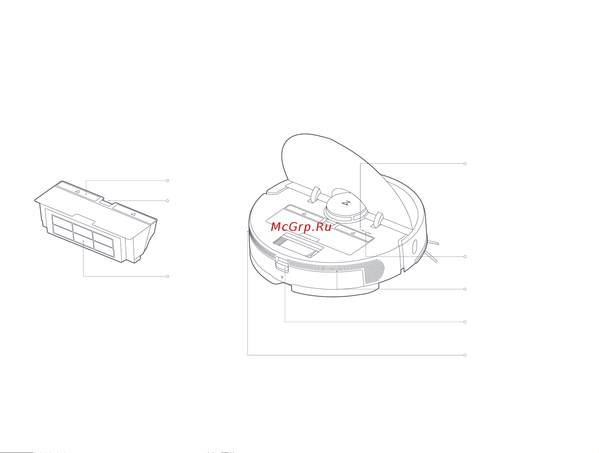 Roborock Vacuum Cleaner S6MaxV [8/36] Общая информация об устройстве