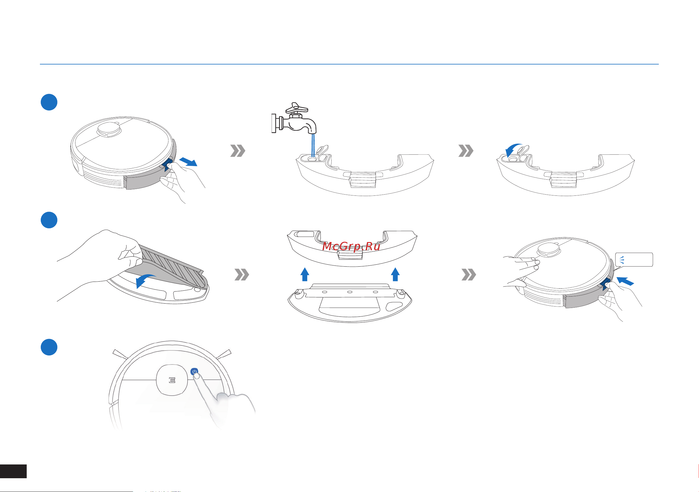 ECOVACS Deebot Ozmo 950 [42/164] Bedienung und programmierung