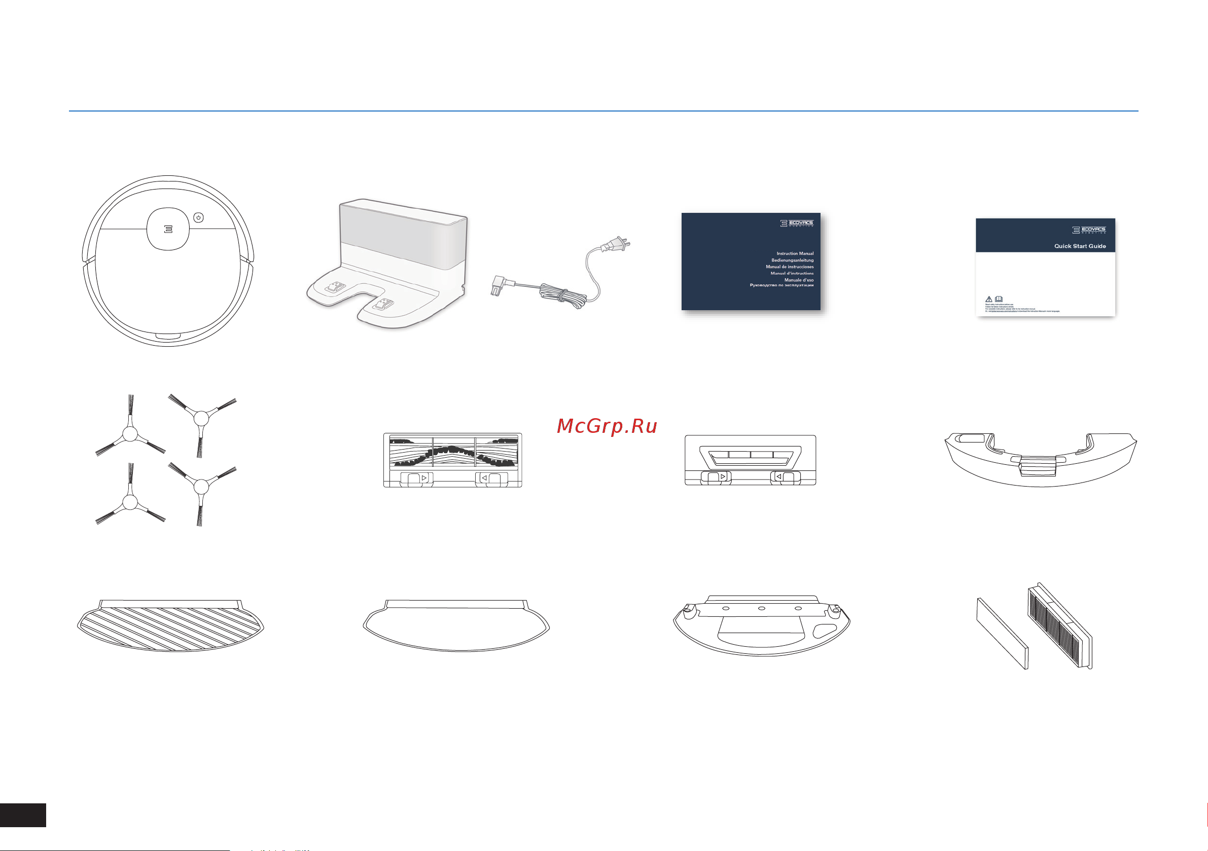 ECOVACS Deebot Ozmo 950 [8/164] Package contents