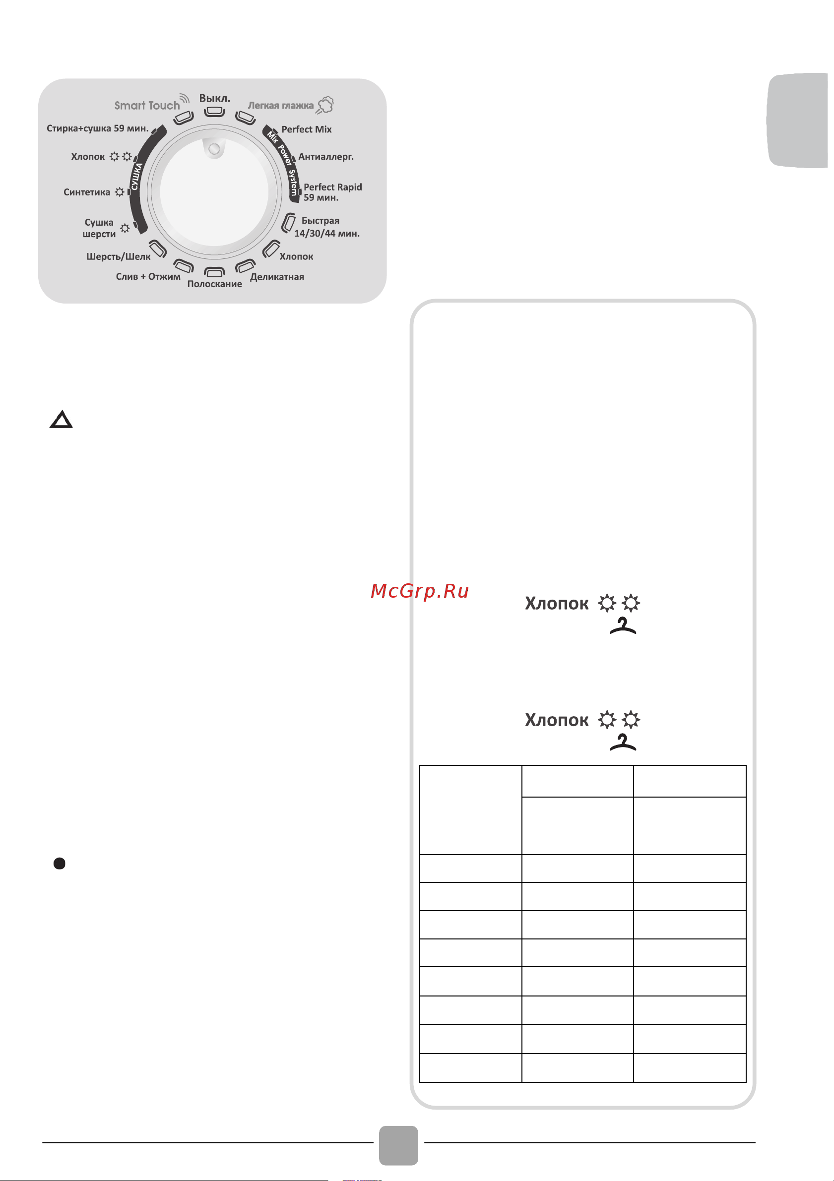 Candy GrandO Vita Smart GVSW4 364TWHC-07 [21/32] Для жидкого моющего средства если на некоторых вещах имеются пятна для удаления которых требуется