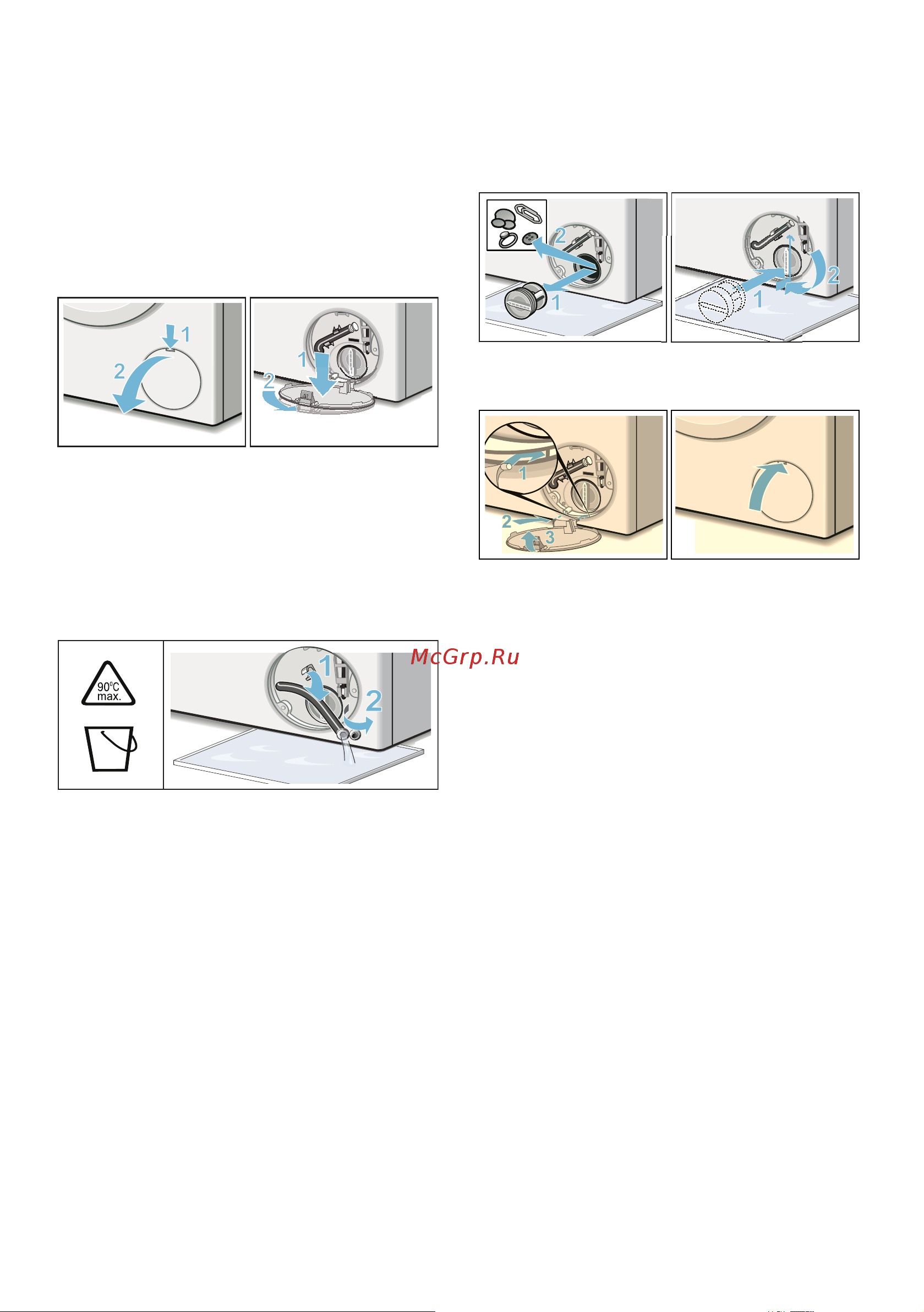 Bosch WLT2446SOE [23/36] Чистка и техническое обслуживание ru