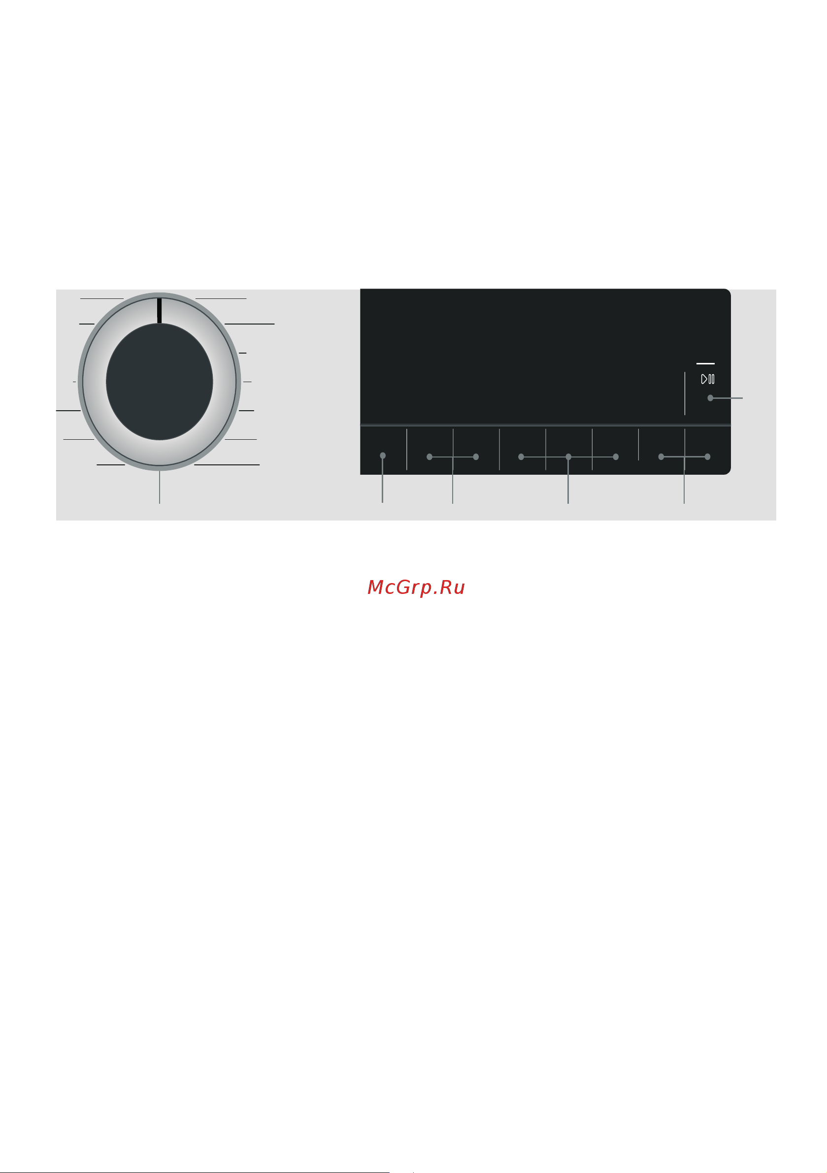 Bosch WHA222XEOE [22/52] Панель управления