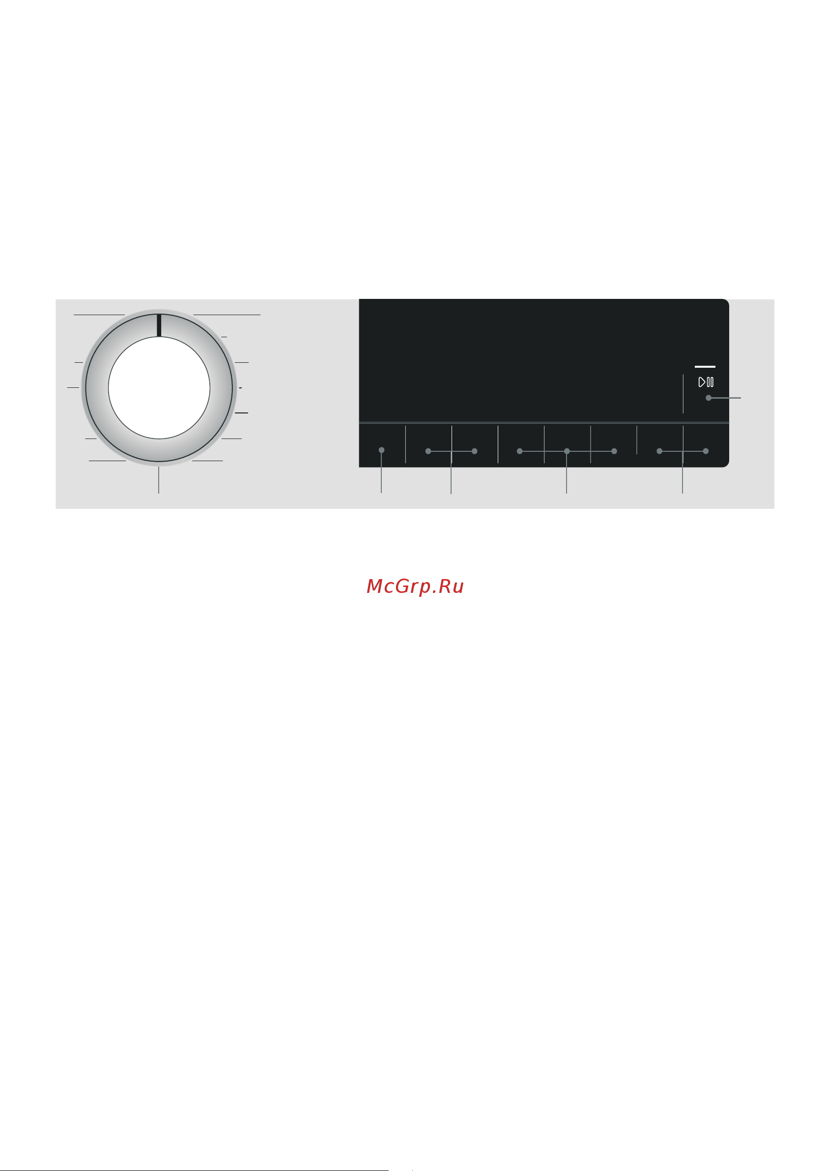 Bosch WHA222XMOE [22/52] Панель управления