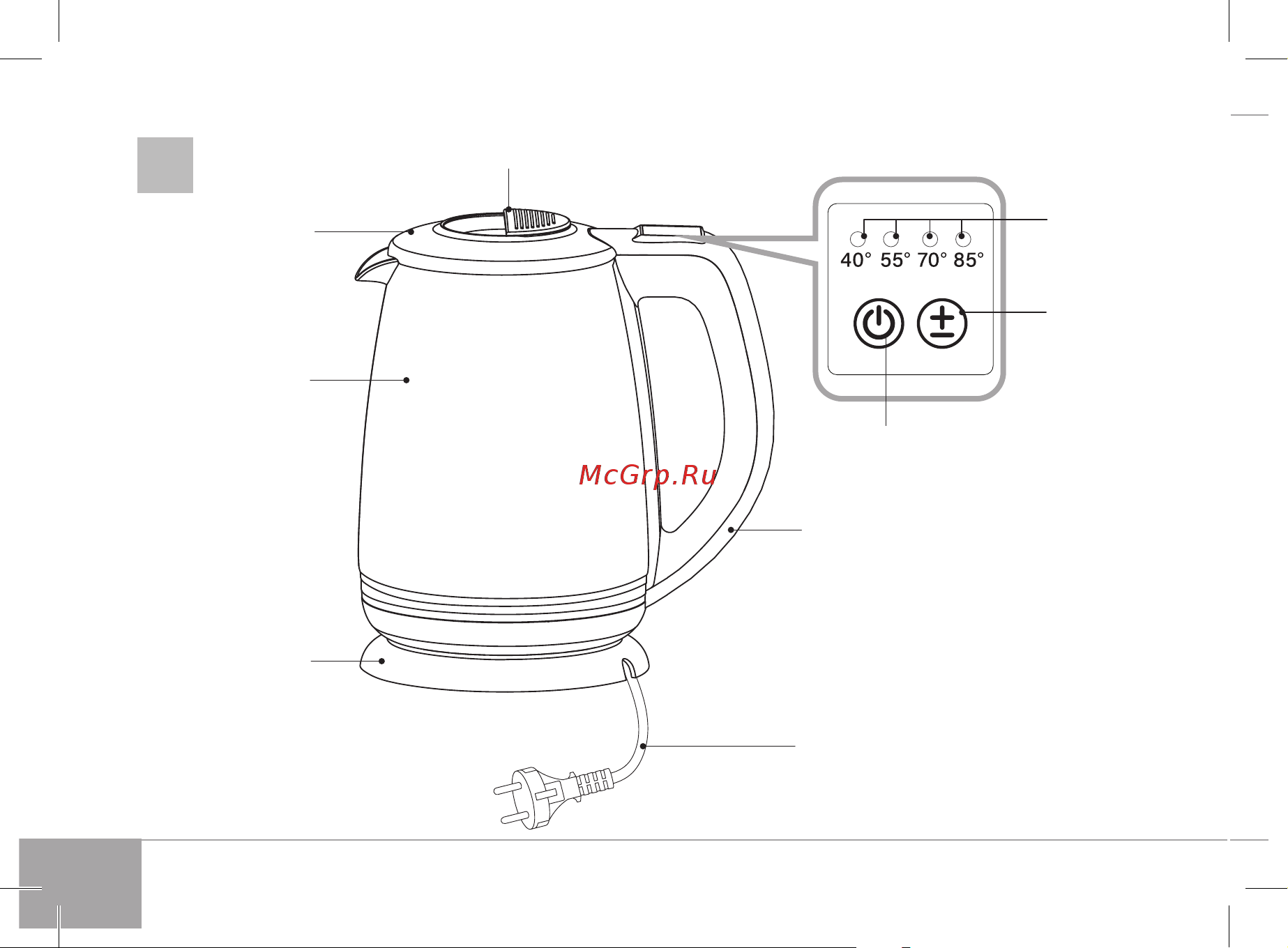 Redmond SkyKettle G233S Руководство по эксплуатации онлайн [4/32] 772178