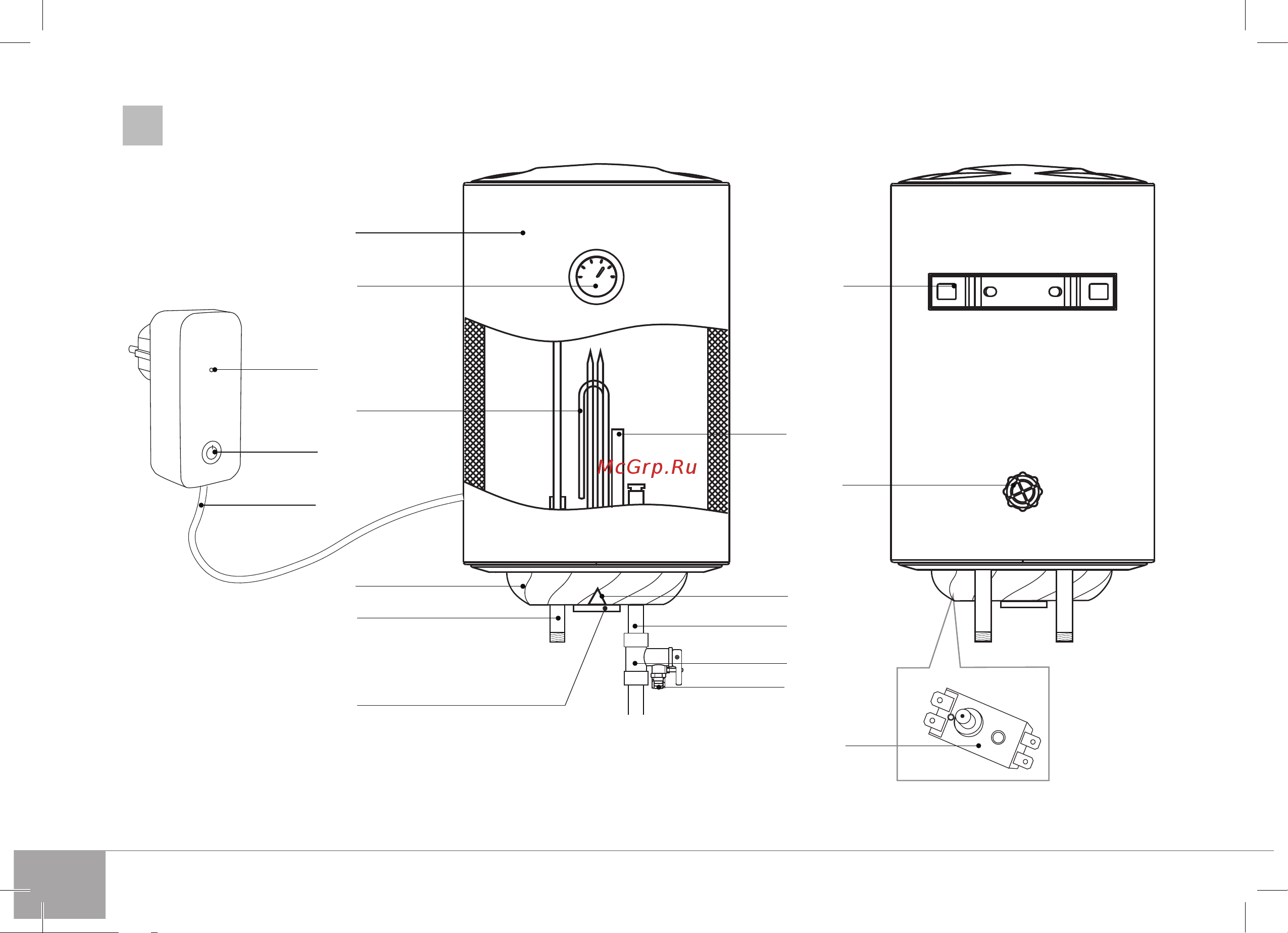Redmond SkyWaterHeat 802S Руководство по эксплуатации онлайн [4/20] 772198
