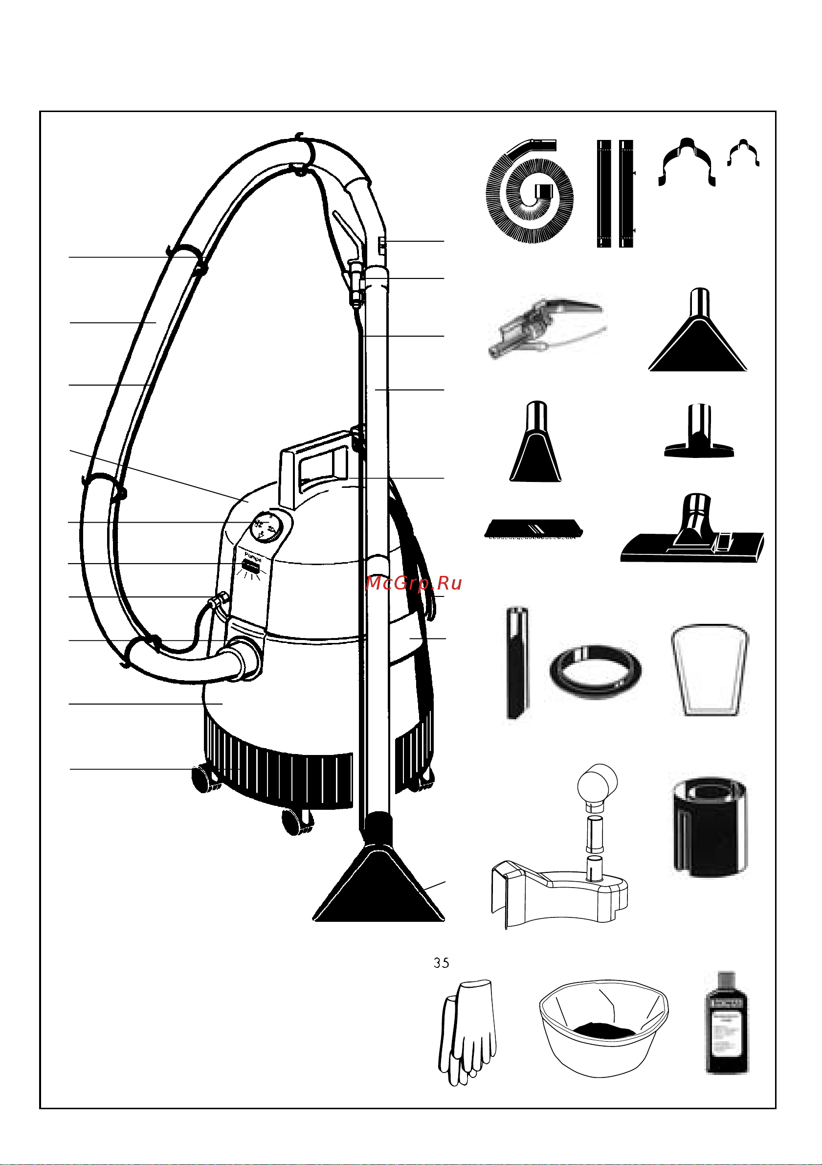 Thomas Super 30 (788 079) [6/64] Geräteabbildung illustration of parts illustration toestelafbeelding ilustración del aparato ilustrações de montagem a készülék és tartozékai aletin görünümü