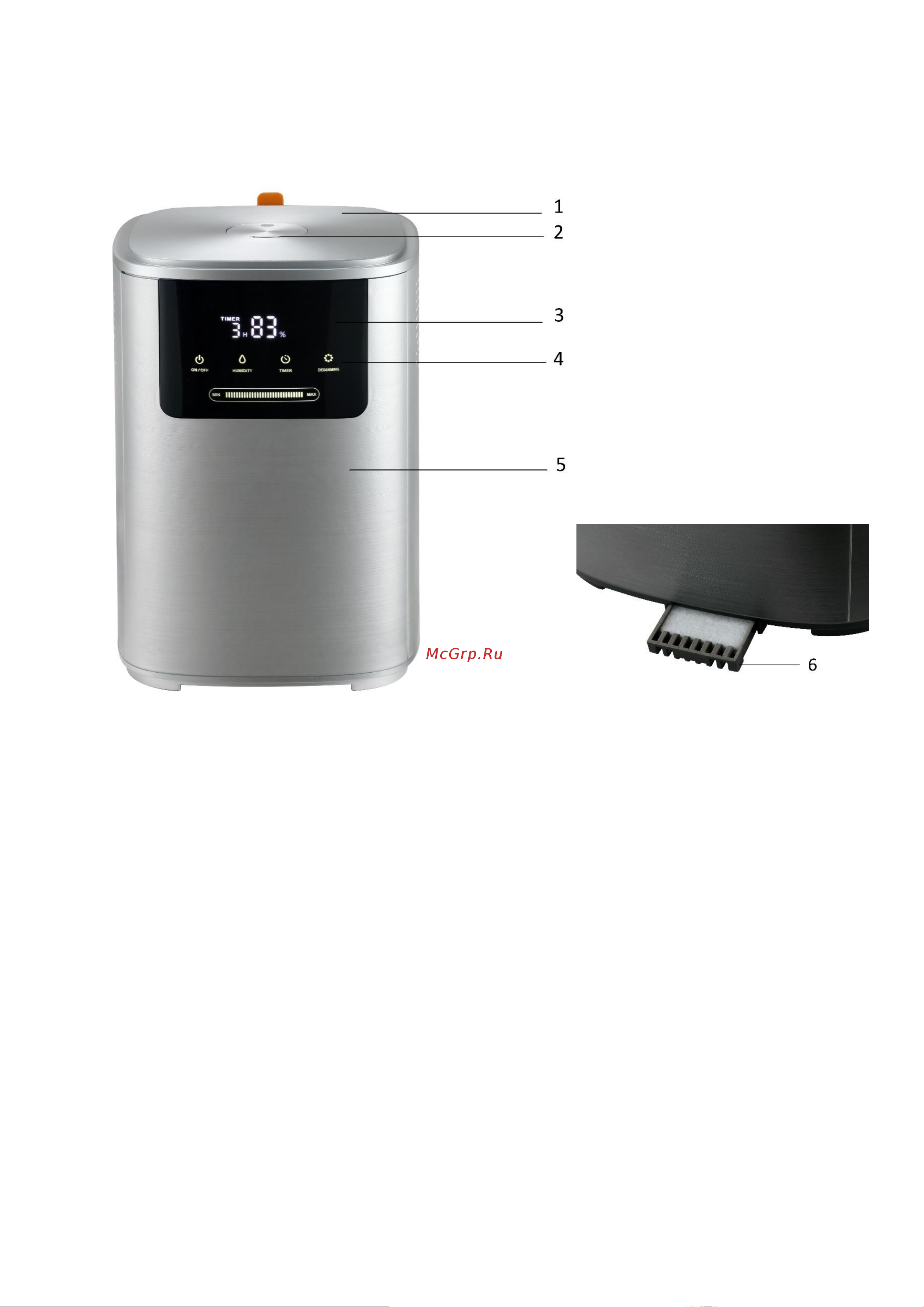 Polaris PUH 8060TFD [5/36] Описание прибора