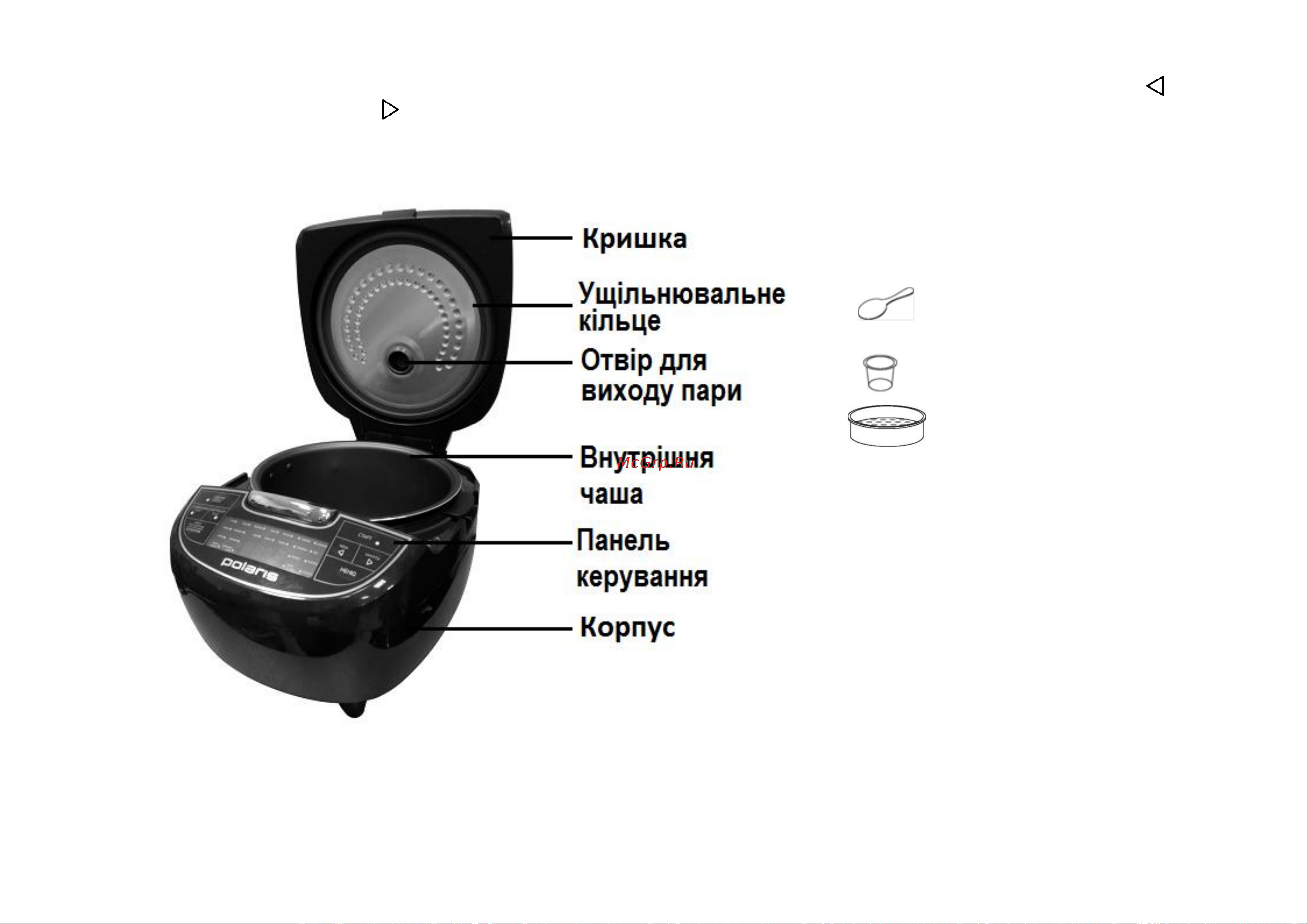 Polaris PMC 0559AD [32/94] Будова приладу