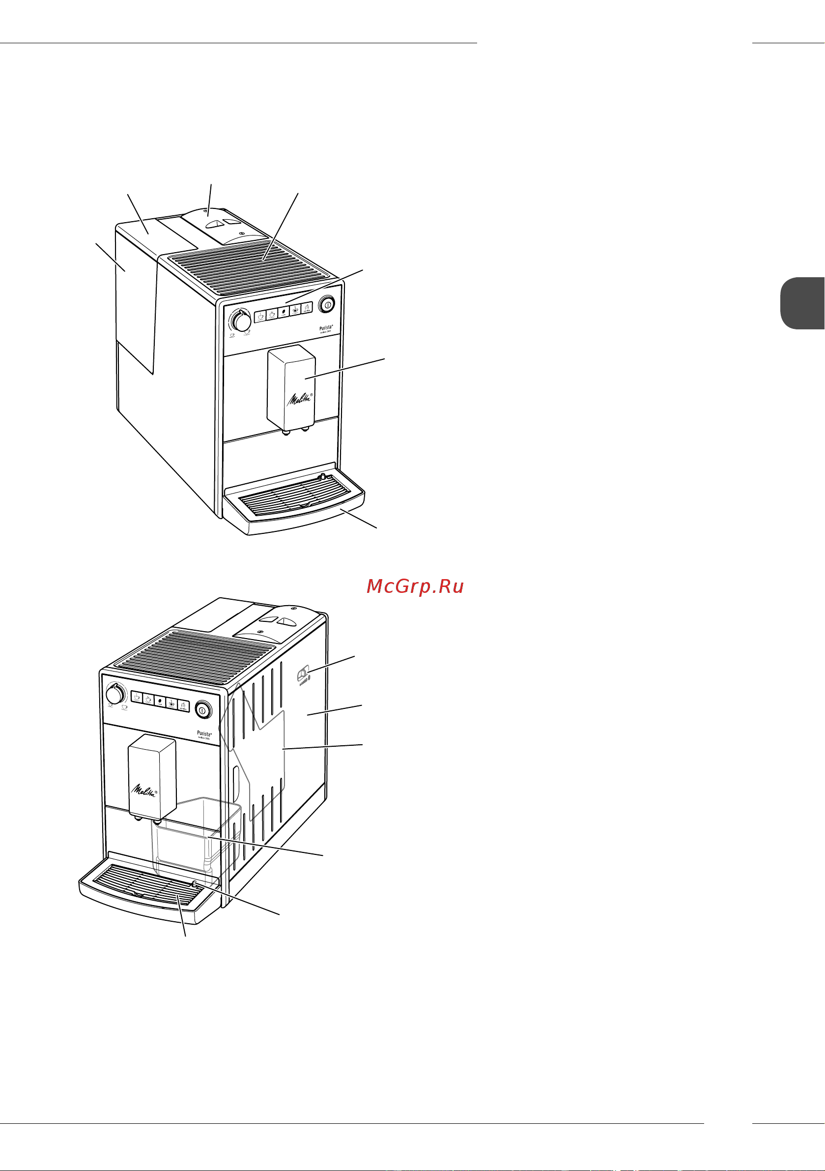 Melitta Caffeo F 230-101 [107/308] Descrizione delle macchine da caffè