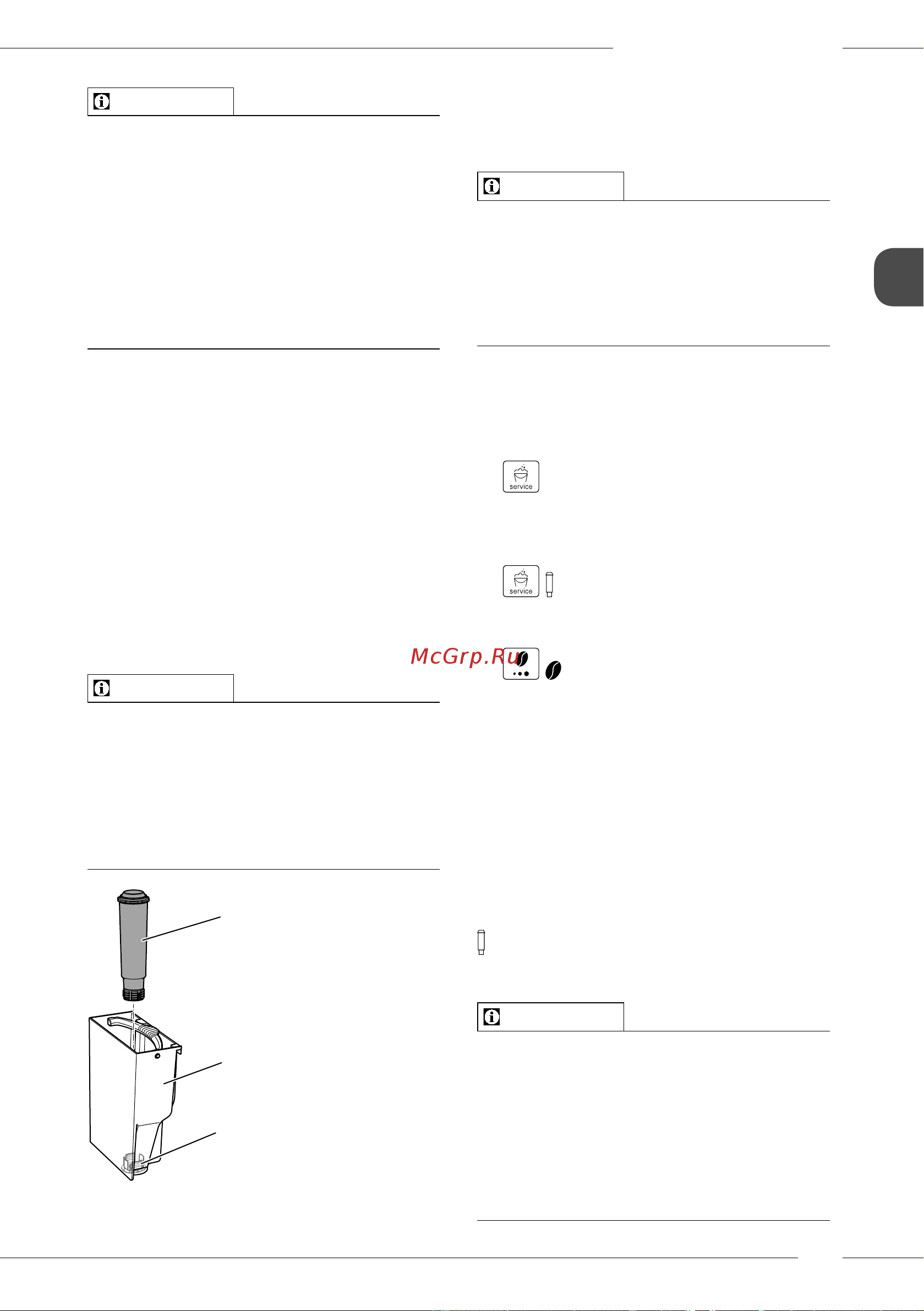 Melitta Caffeo F 230-101 [99/308] Waterfilter gebruiken