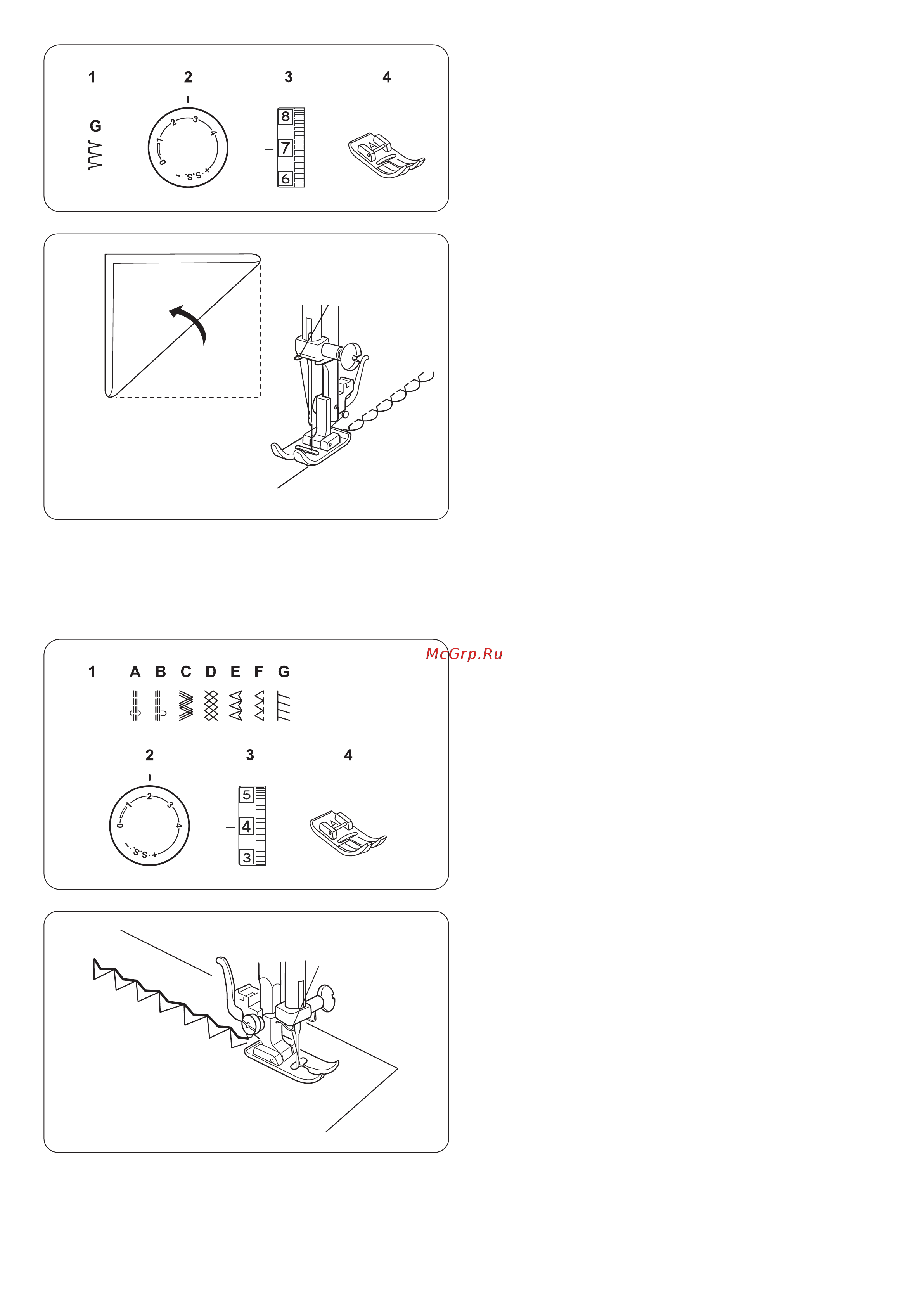 Janome HS1515 [27/36] Äåêîðàòèâíûå ñòðî êè