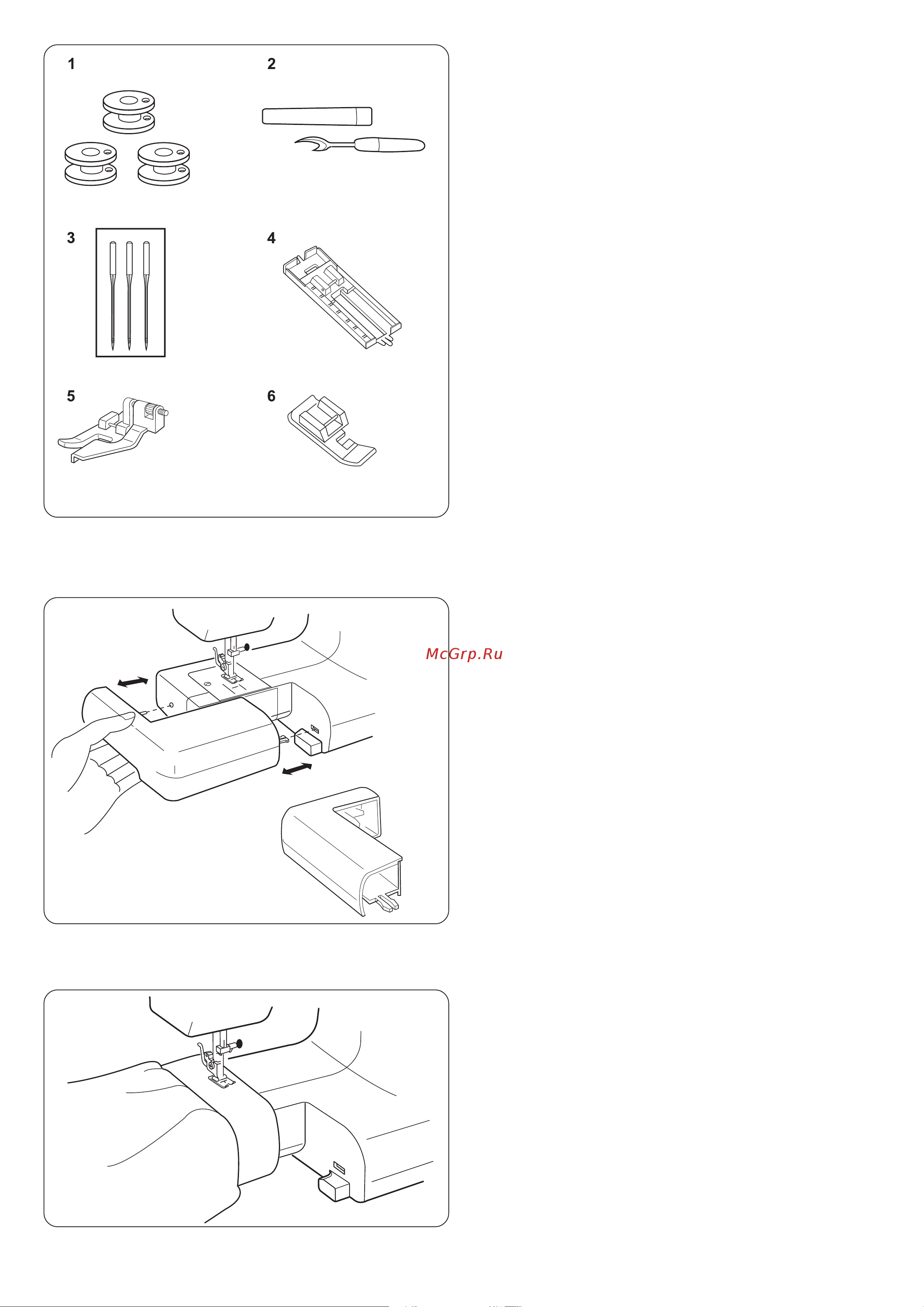 Janome HS1515 Руководство по эксплуатации онлайн [5/36] 772303