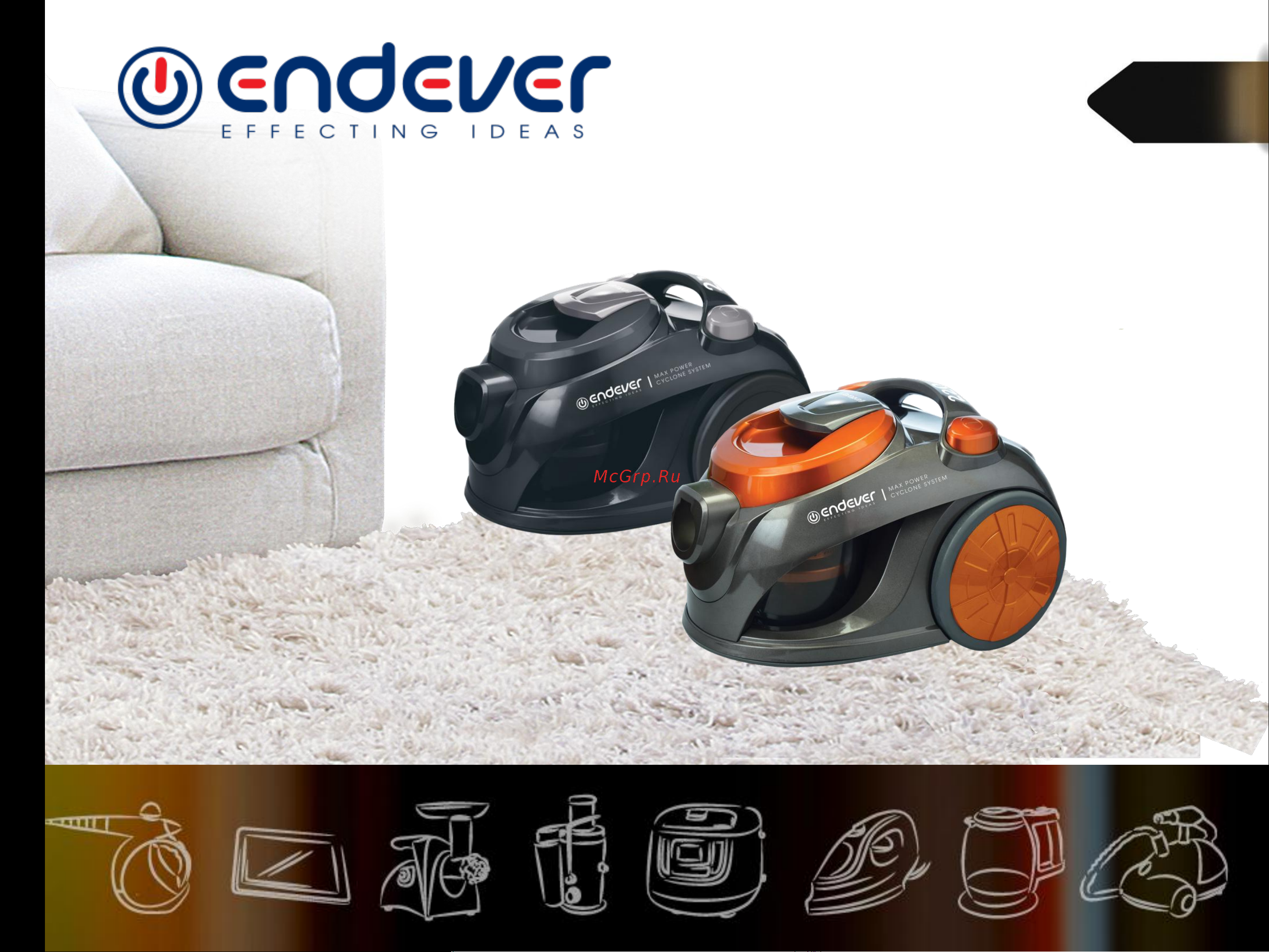 Kromax Endever Skyclean VC-550 Руководство по эксплуатации онлайн