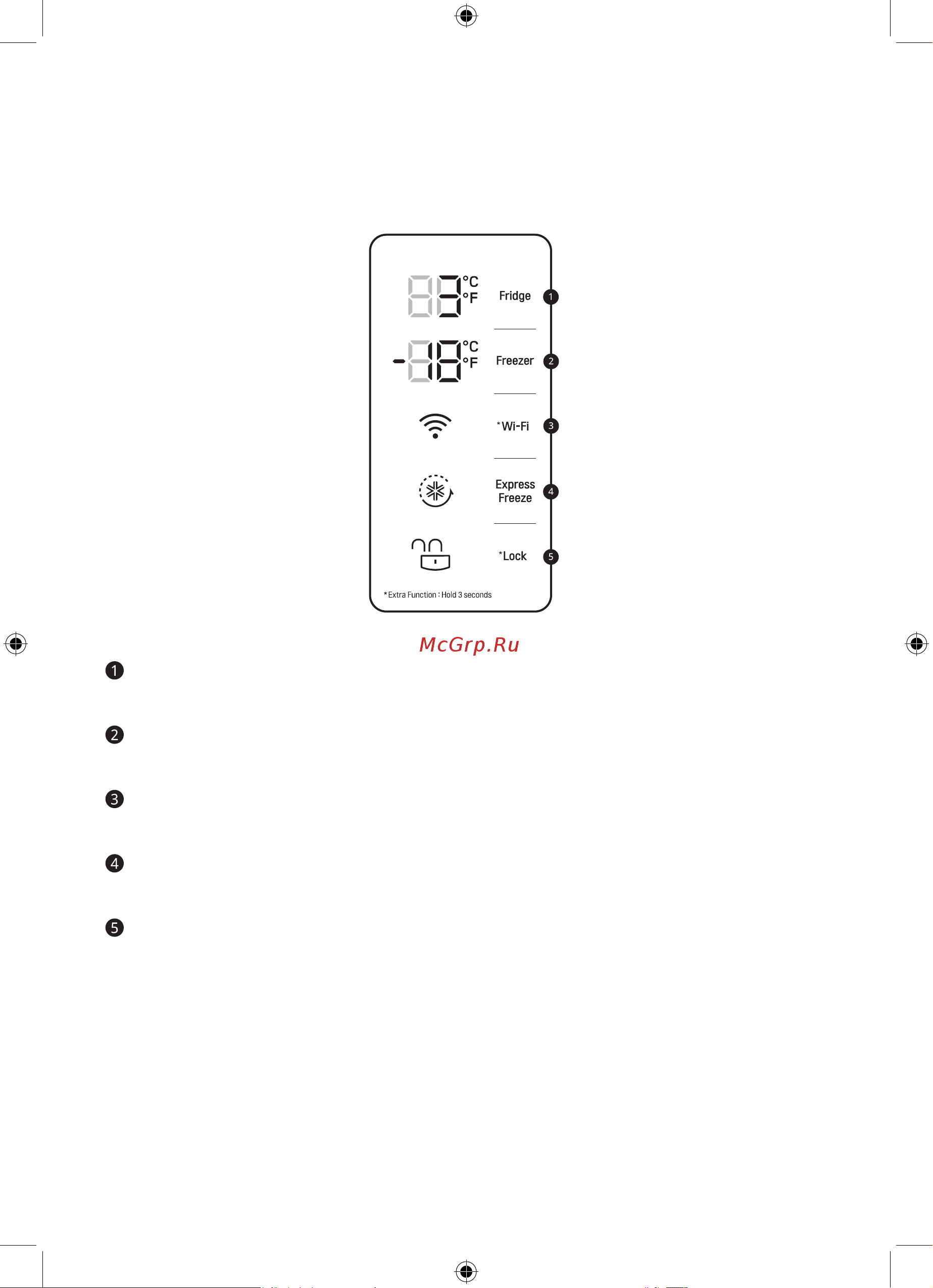 LG GCB22FTMPL [24/39] Использование панели управления