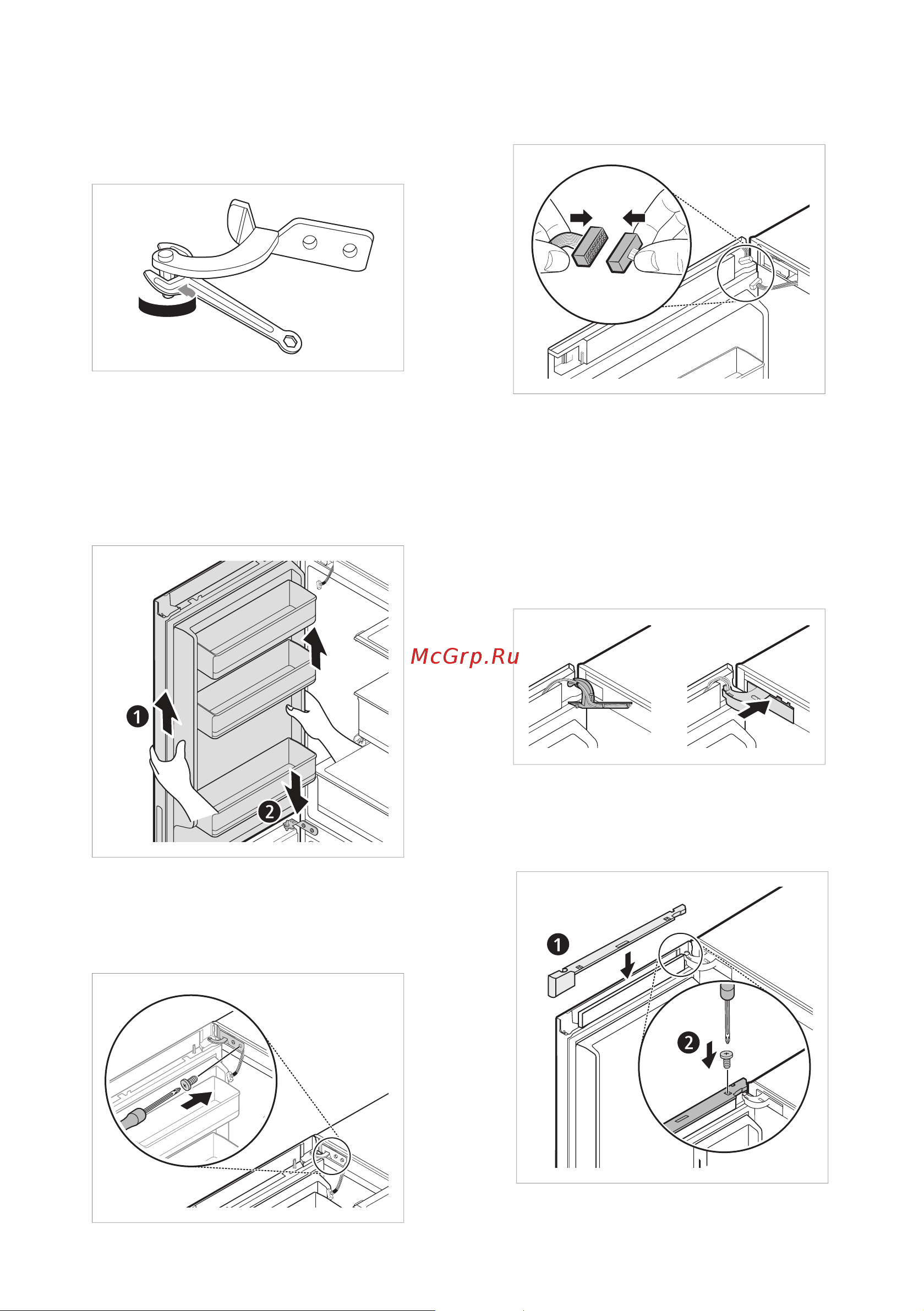 LG DoorCooling+ GA-B509 PBAZ [57/80] Установка дверцы холодильника