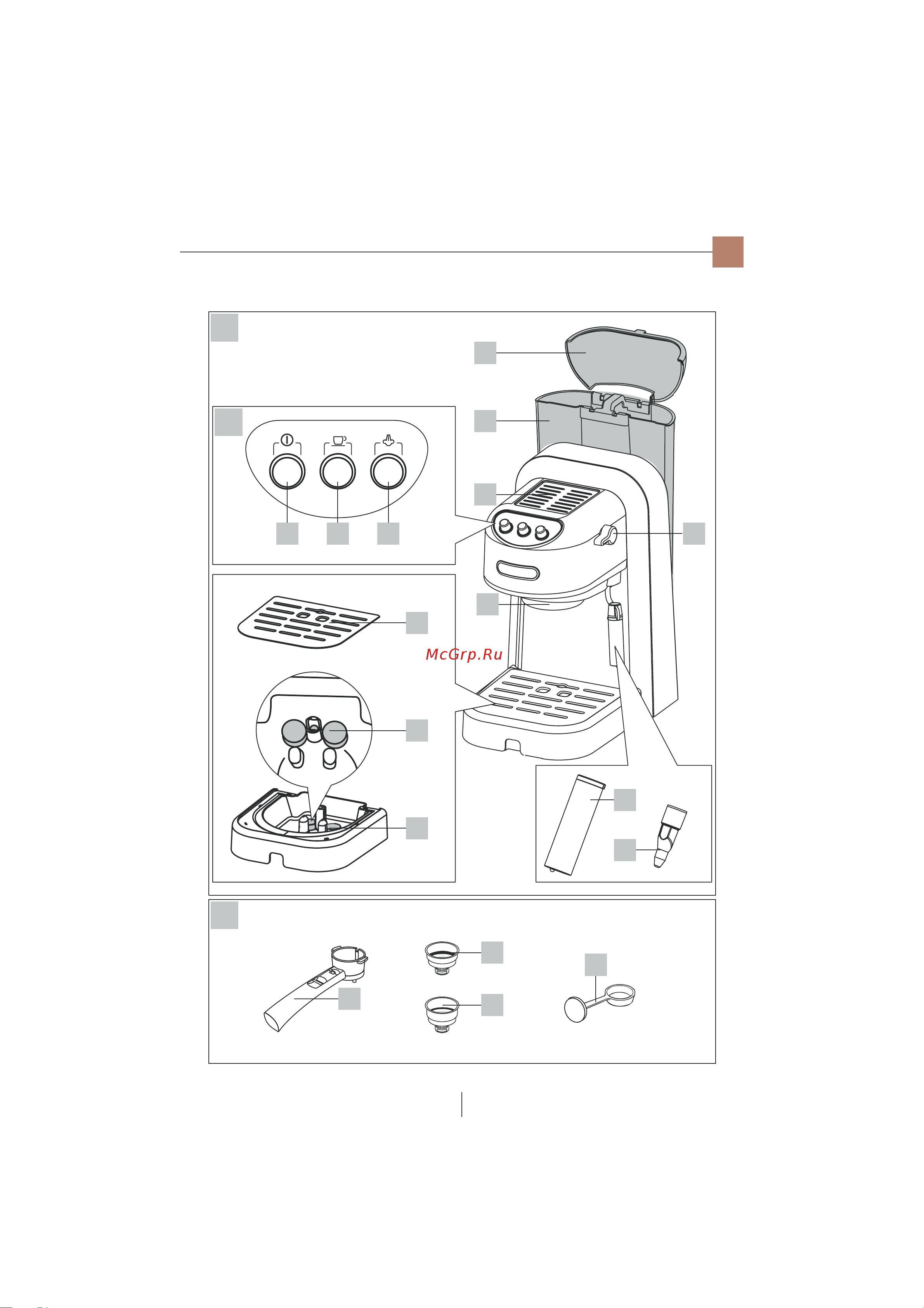 Delonghi EC 251.W Руководство по эксплуатации онлайн [2/12] 772367
