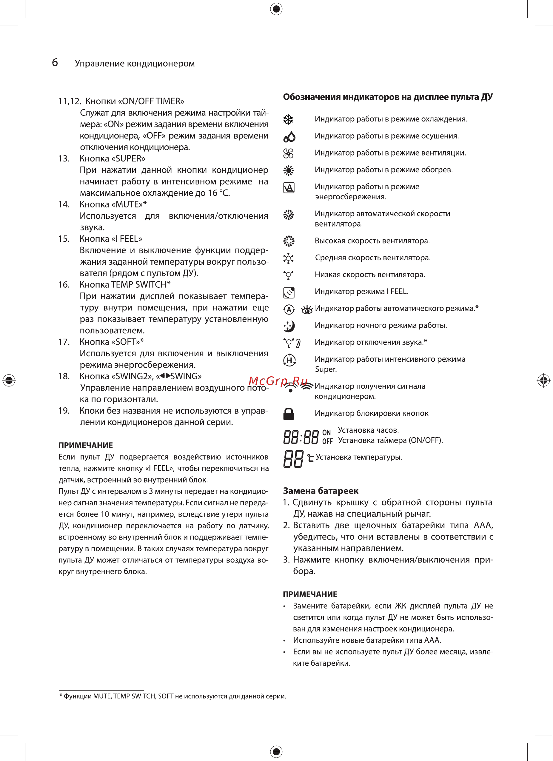 Ballu BSE-24HN1_20Y Руководство по эксплуатации онлайн [6/22] 772394