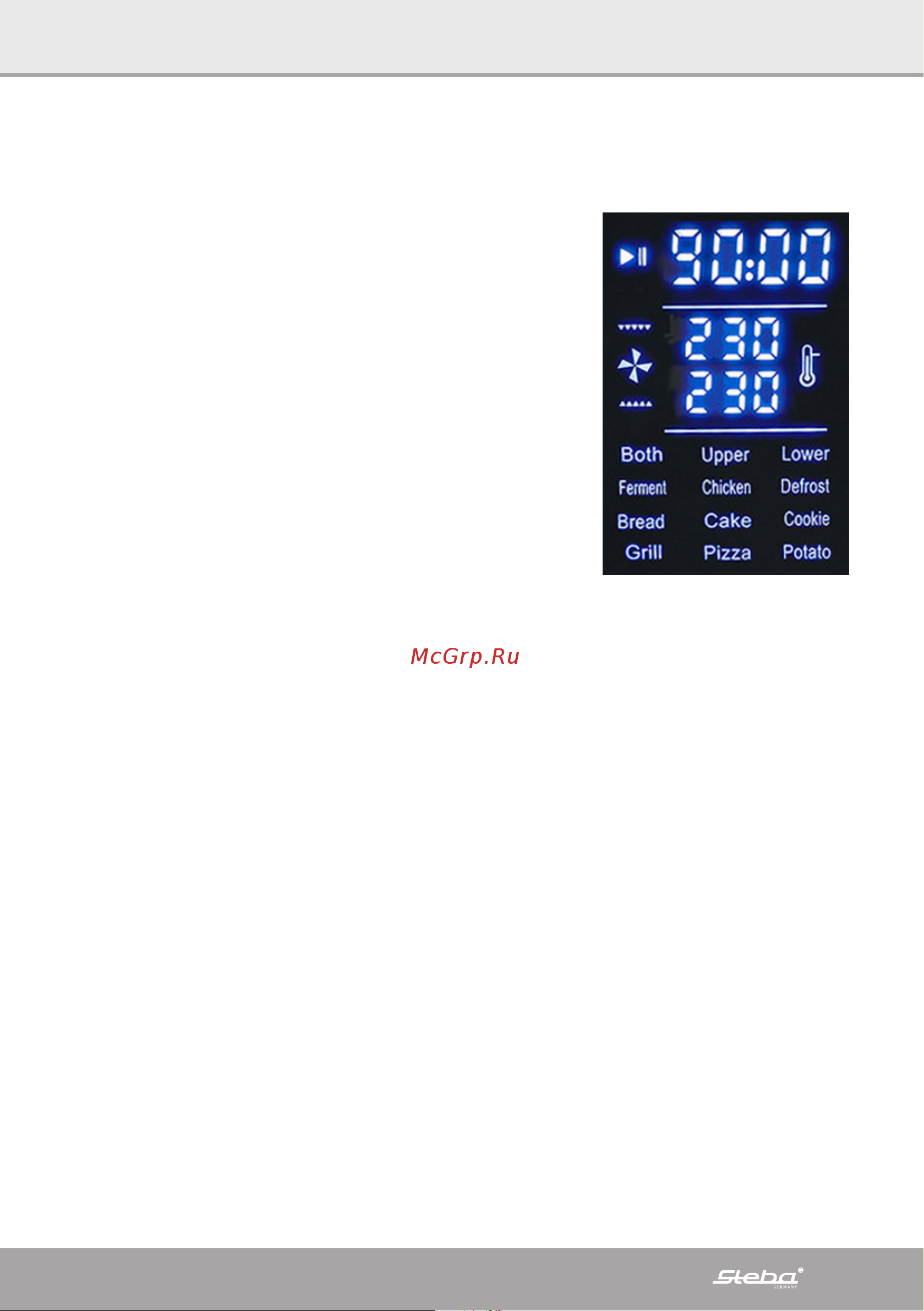 Steba KB E350 [35/86] Programmes
