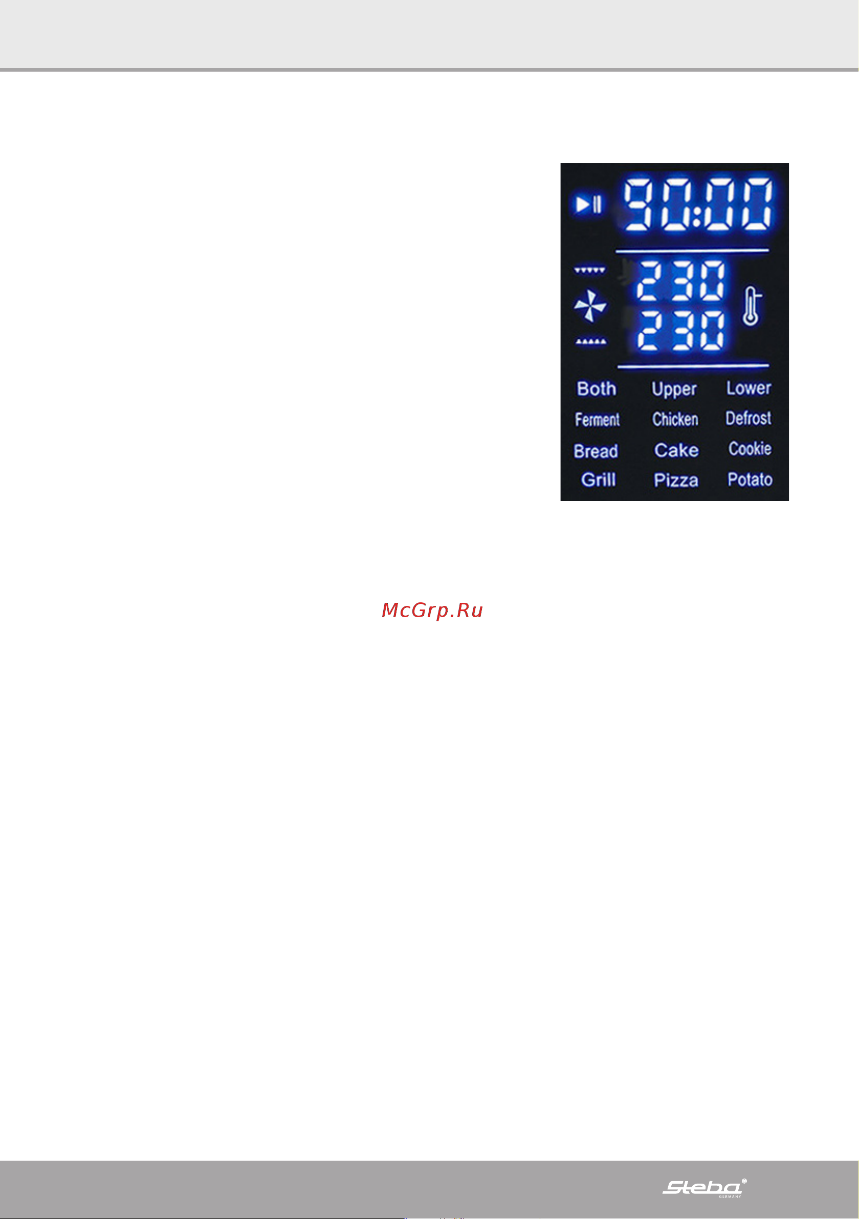 Steba KB E350 [71/86] Program