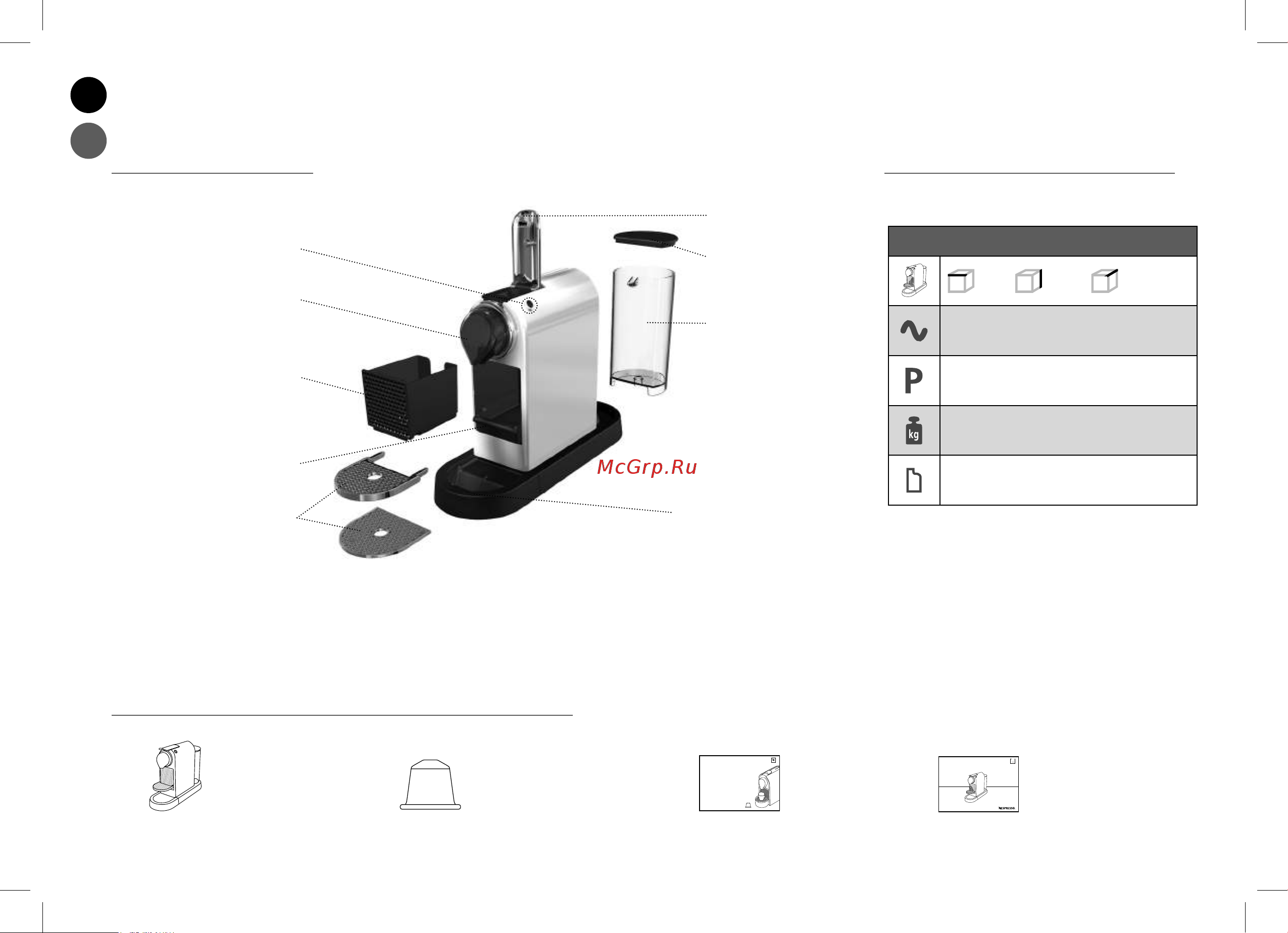 Nespresso Citiz C113 [28/152] Oversigt