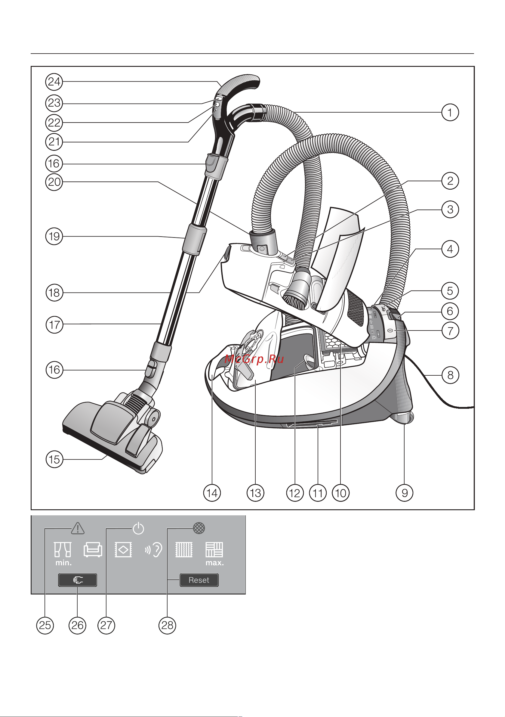 Miele SGDA3 Complete C3 PowerLine Руководство по эксплуатации онлайн [46/72] 772483