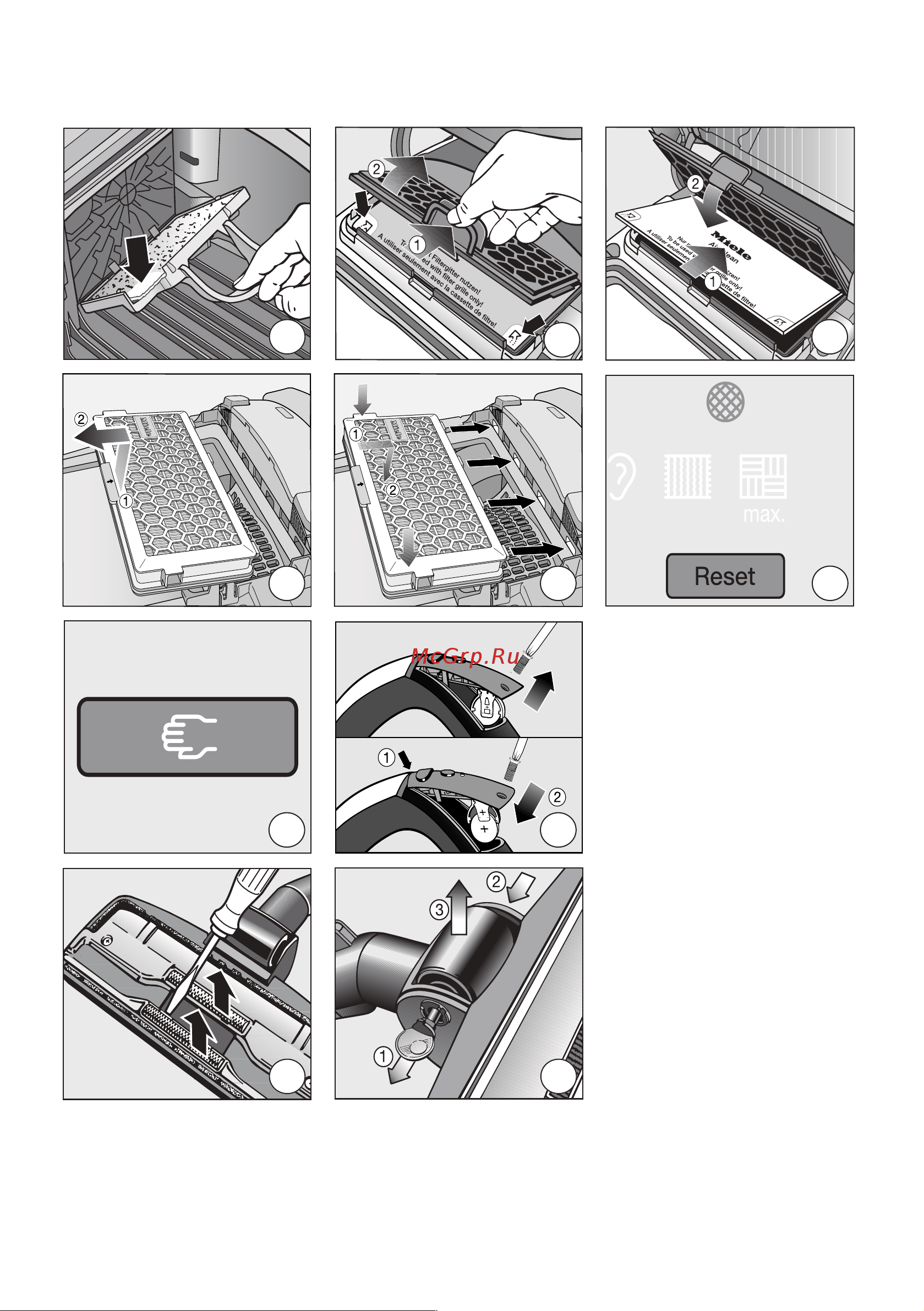 Miele SGDA3 Complete C3 PowerLine Руководство по эксплуатации онлайн [71/72] 772483