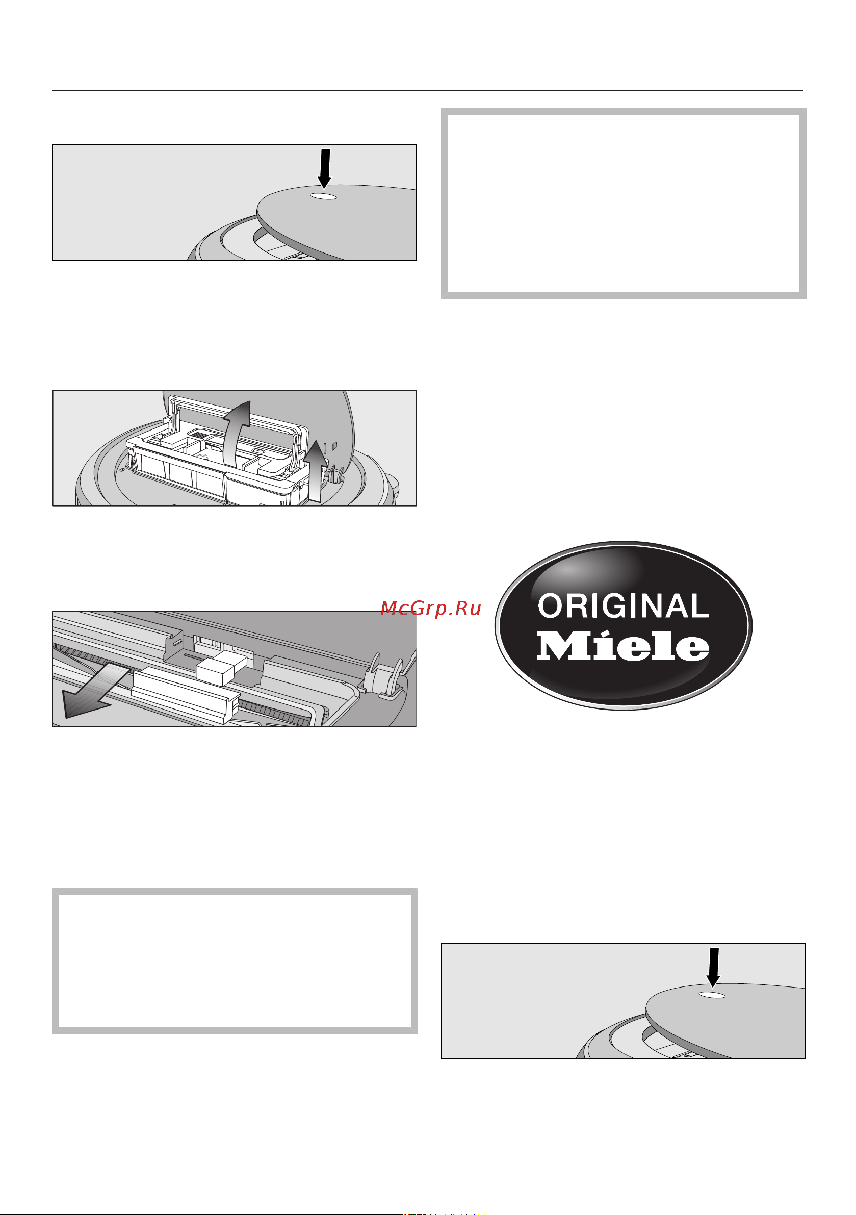 Miele Scout RX2 Home Vision SLQL0 [66/92] Техобслуговування