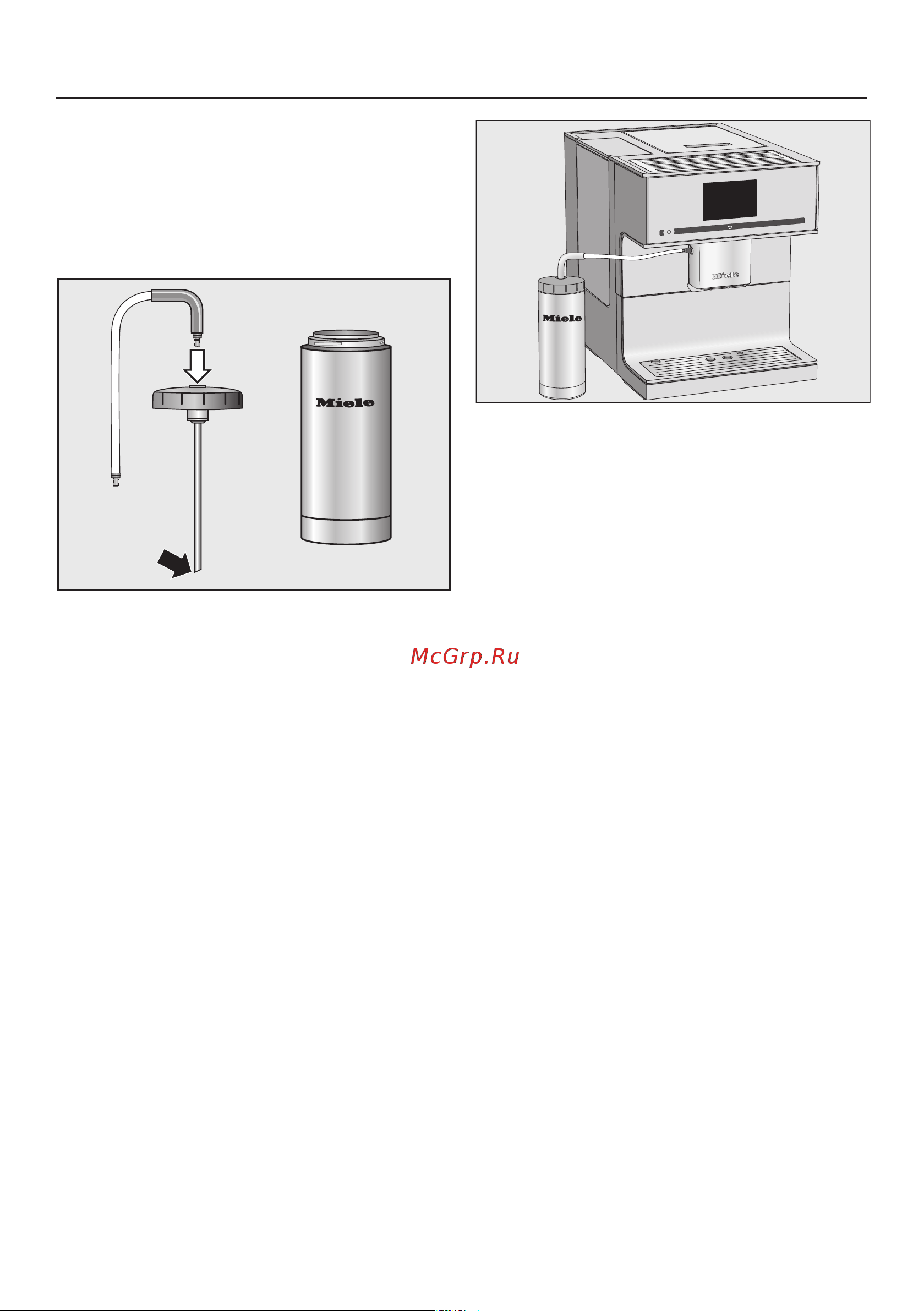 Miele CM7500 OBSW [35/108] Приготовление кофейных напитков с молоком