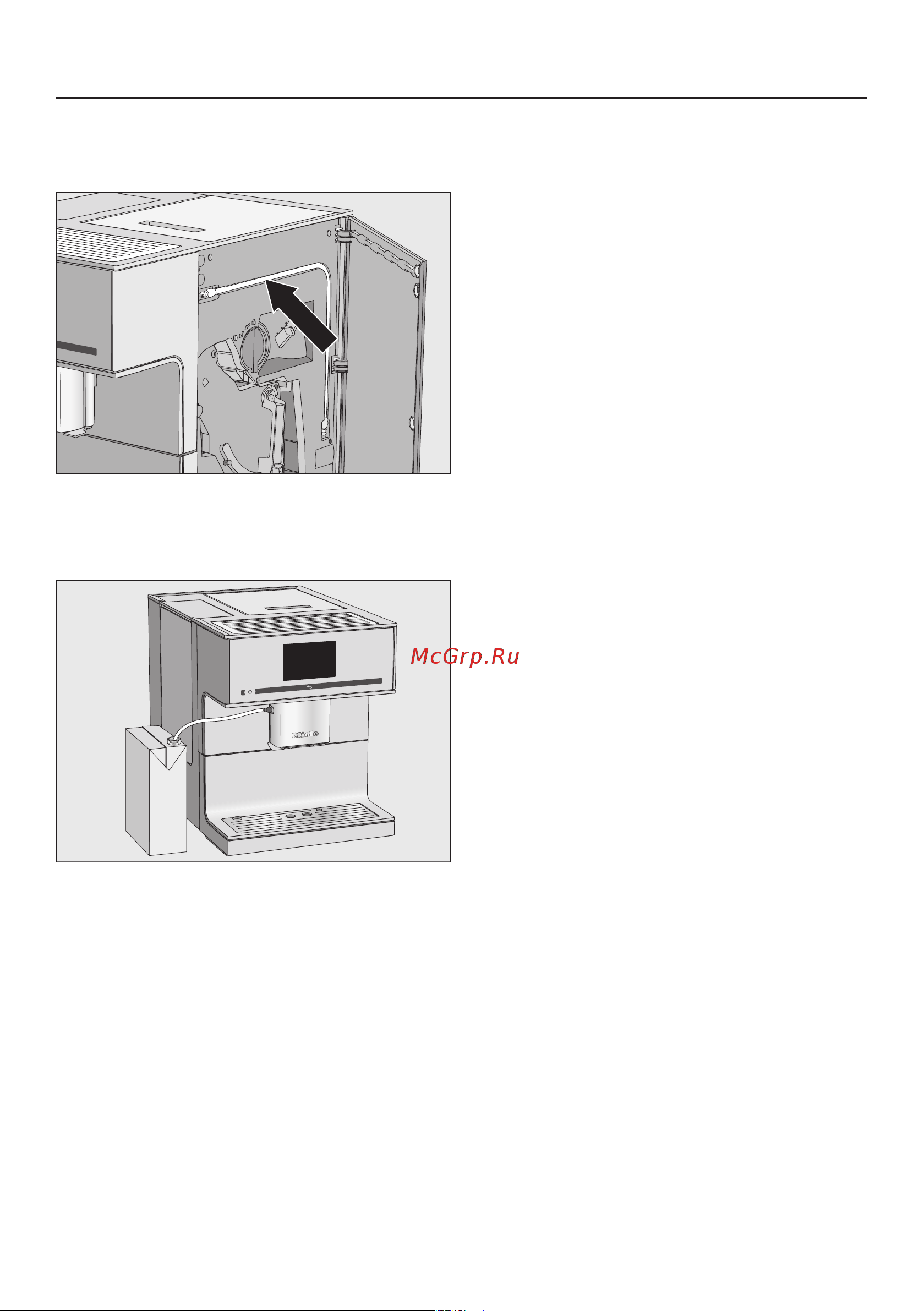 Miele CM7500 OBSW [36/108] Приготовление кофейных напитков с молоком