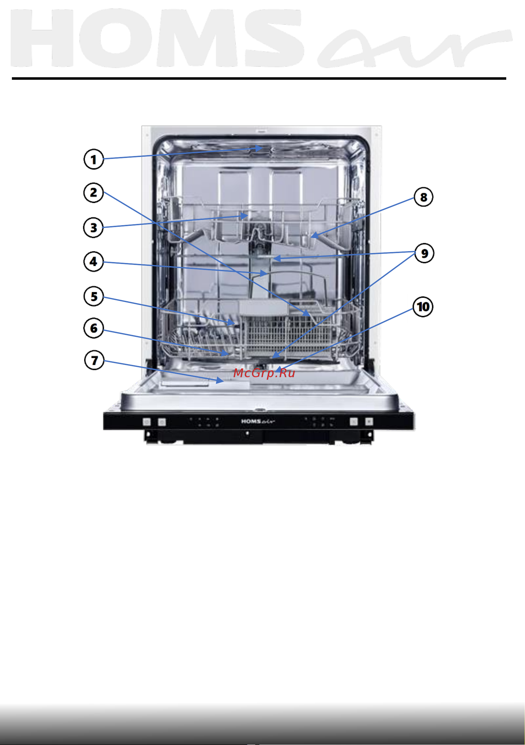 Maunfeld DW65L [9/63] Описание прибора